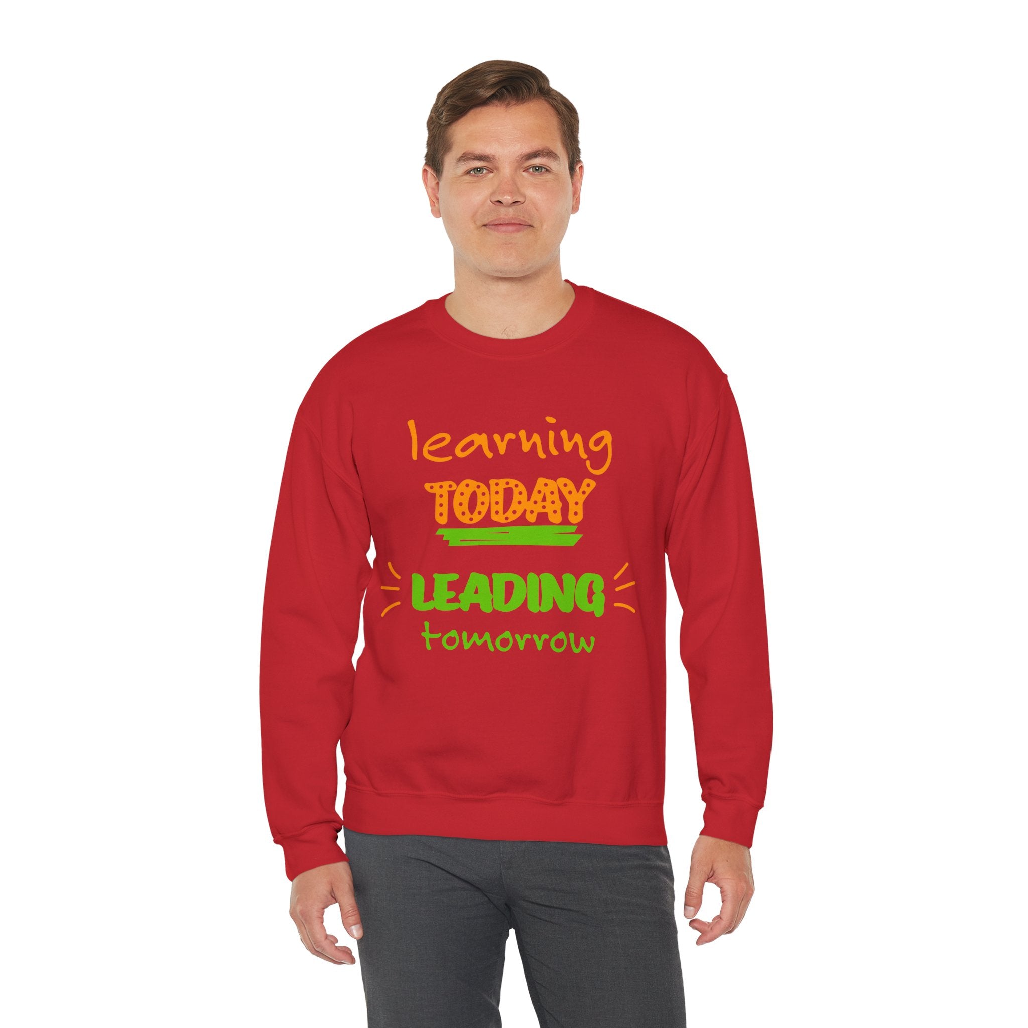 Inspirational Learning Sweatshirt, Motivational Crewneck, Education Apparel, Teacher Gift, Back to School Fashion
