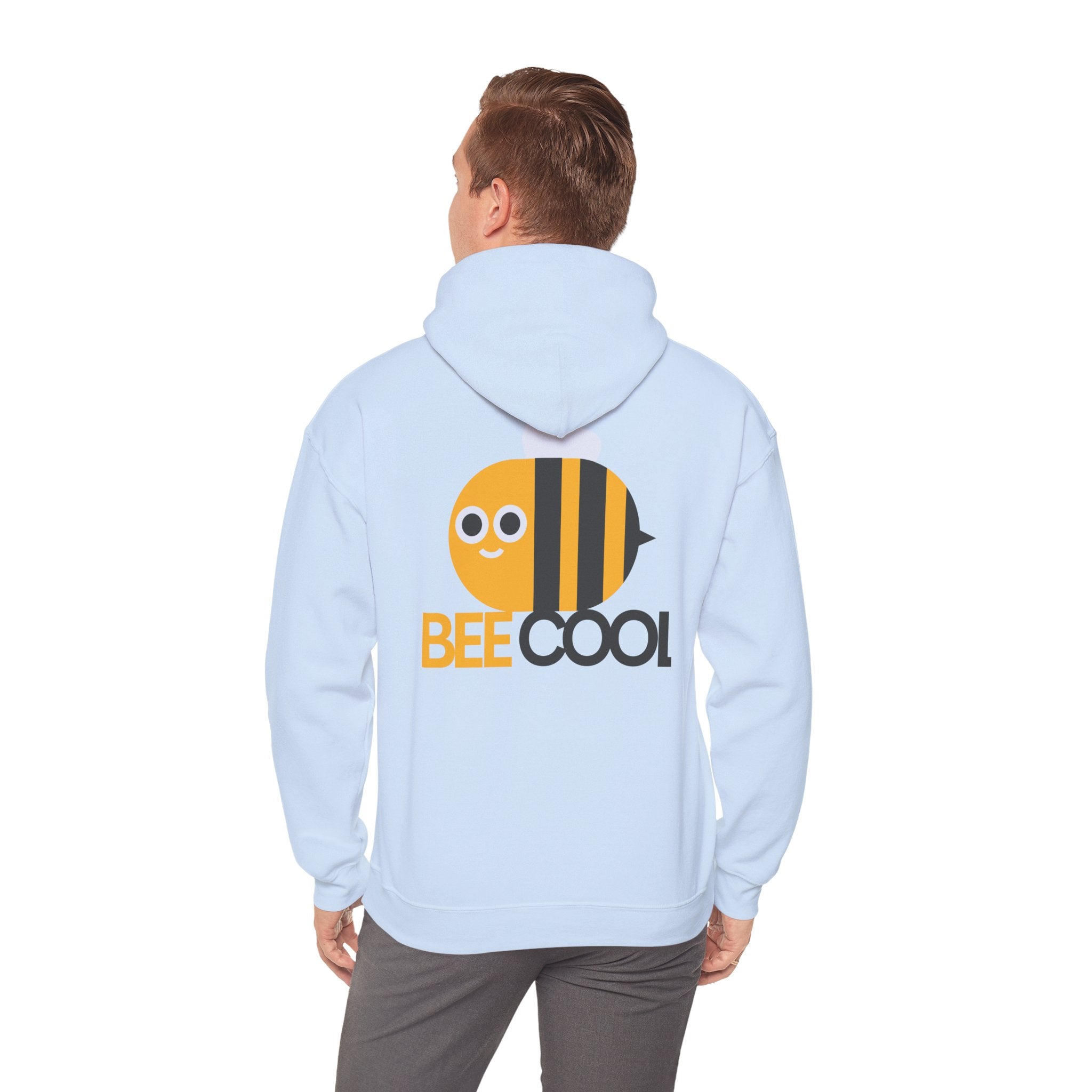 Bee Cool Unisex Heavy Blend Hoodie - Cute Bee Sweatshirt, Gift for Bee Lovers, Cozy Hoodie for All Seasons, Funny Gift for Nature [...]