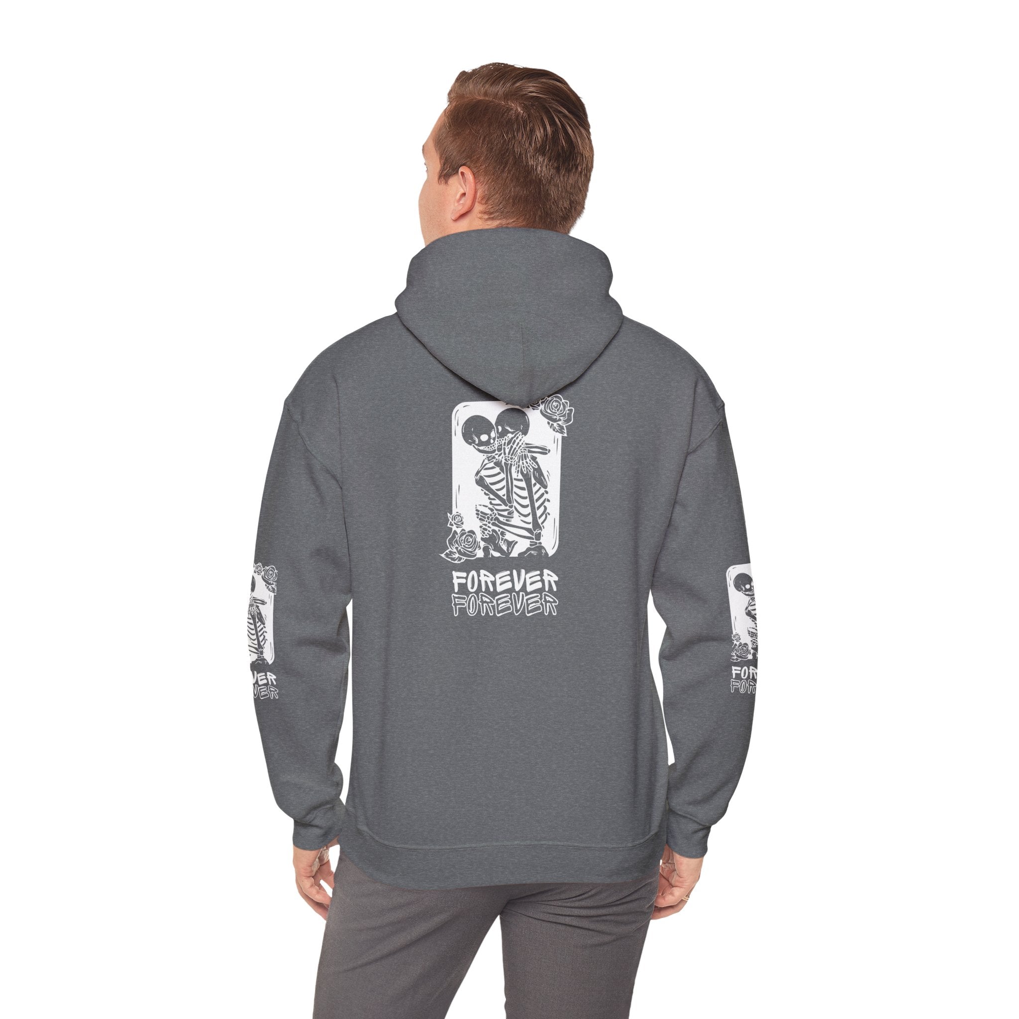 Forever Stranger Unisex Heavy Blend™ Hooded Sweatshirt, Cozy Hoodie, Graphic Sweatshirt, Streetwear Sweatshirt, Casual Wear