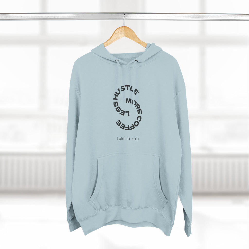 Cozy Coffee Lover's Hoodie, Fleece Sweatshirt, Relaxed Casual Wear, Gift for Coffee Enthusiasts, Perfect for Winter