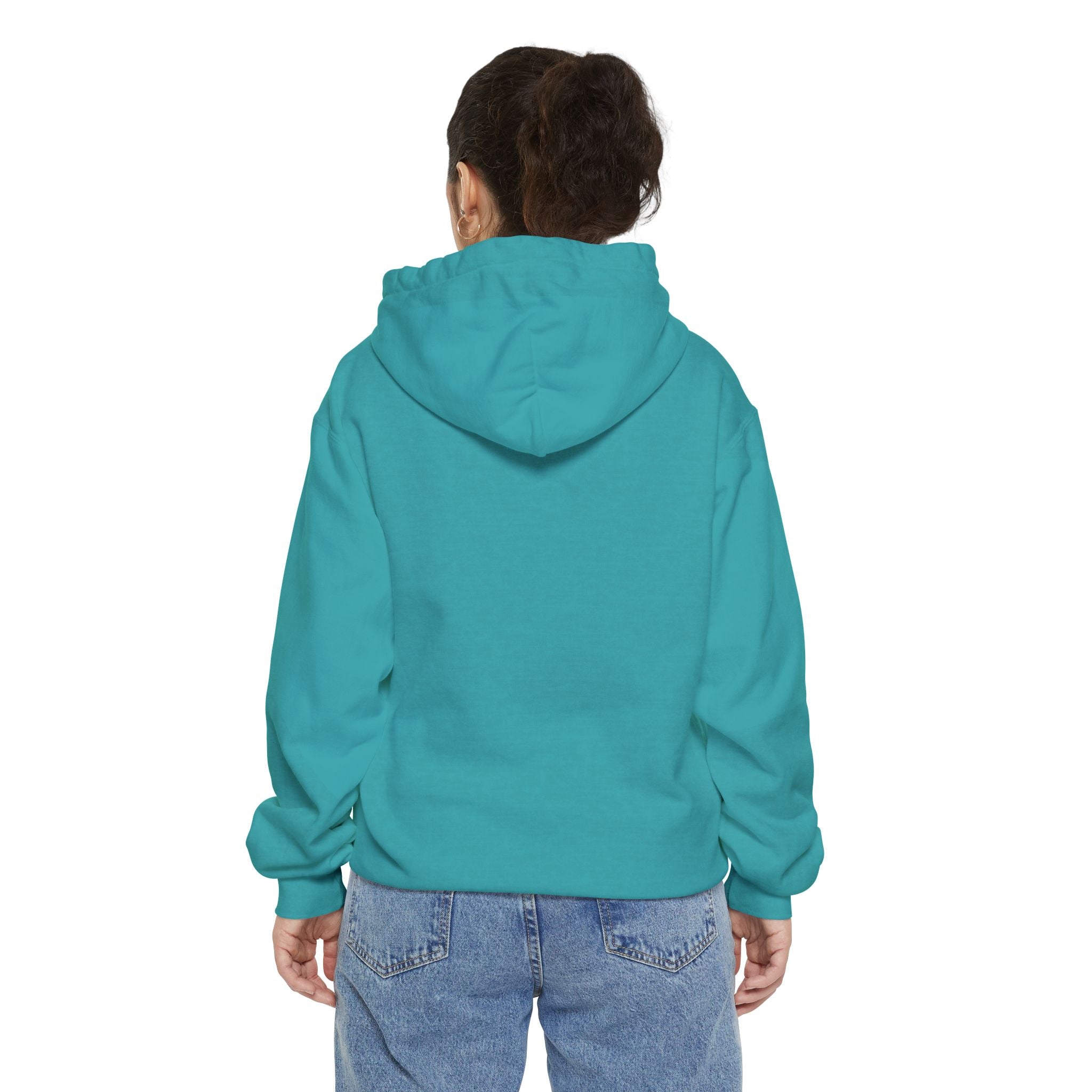 Charming Mermaid Garment-Dyed Hoodie - Cozy Unisex Fashion for Beach Lovers, Casual Wear, Gift Ideas for Ocean Lovers, Summer Chill