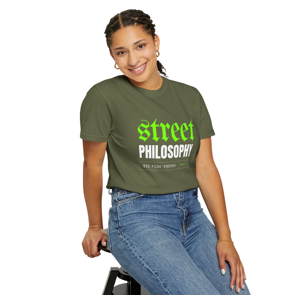 Street Philosophy Unisex Garment-Dyed T-shirt - Trendy Graphic Tee for Fashion Lovers, Streetwear, Casualwear, Gift for Friends, [...]