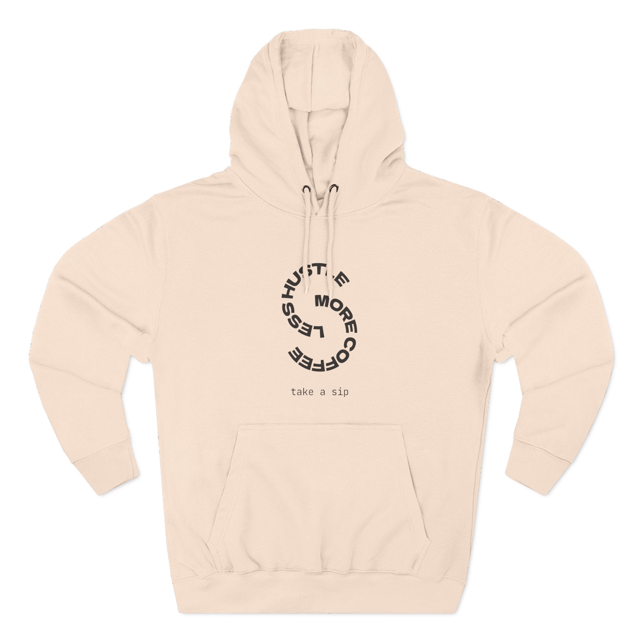 Cozy Coffee Lover's Hoodie, Fleece Sweatshirt, Relaxed Casual Wear, Gift for Coffee Enthusiasts, Perfect for Winter