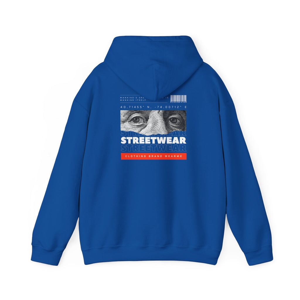 Urban Streetwear Hoodie, Unisex Heavy Blend Sweatshirt, Graphic Pullover, Street Fashion, Casual Wear, Holiday Gift, Cool Outfit