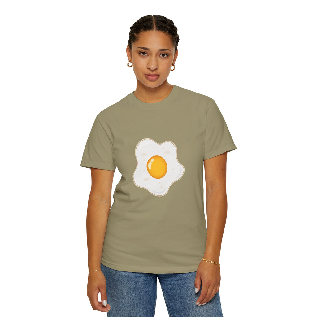 Whimsical Egg Graphic T-Shirt, Funny Food Tee, Breakfast Lover Gift, Unisex Tee for Foodies, Cute Egg Design Shirt