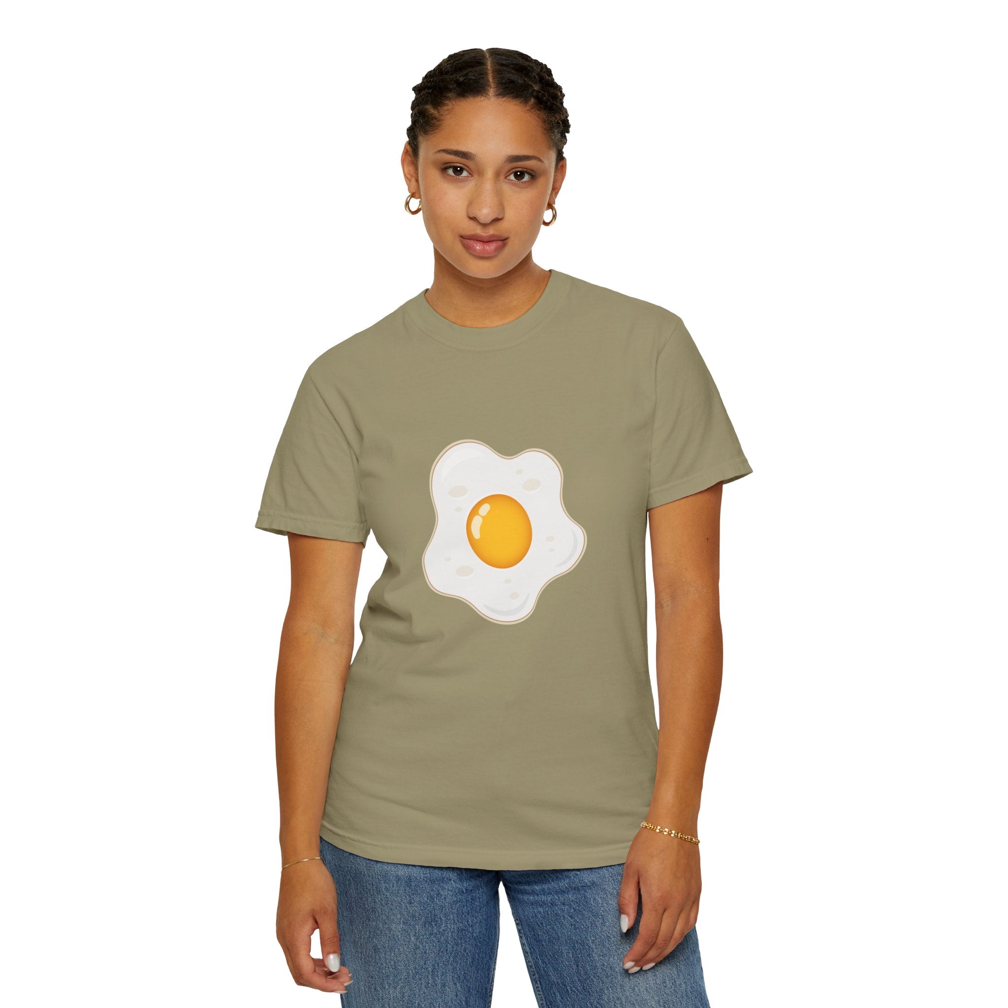 Whimsical Egg Graphic T-Shirt, Funny Food Tee, Breakfast Lover Gift, Unisex Tee for Foodies, Cute Egg Design Shirt