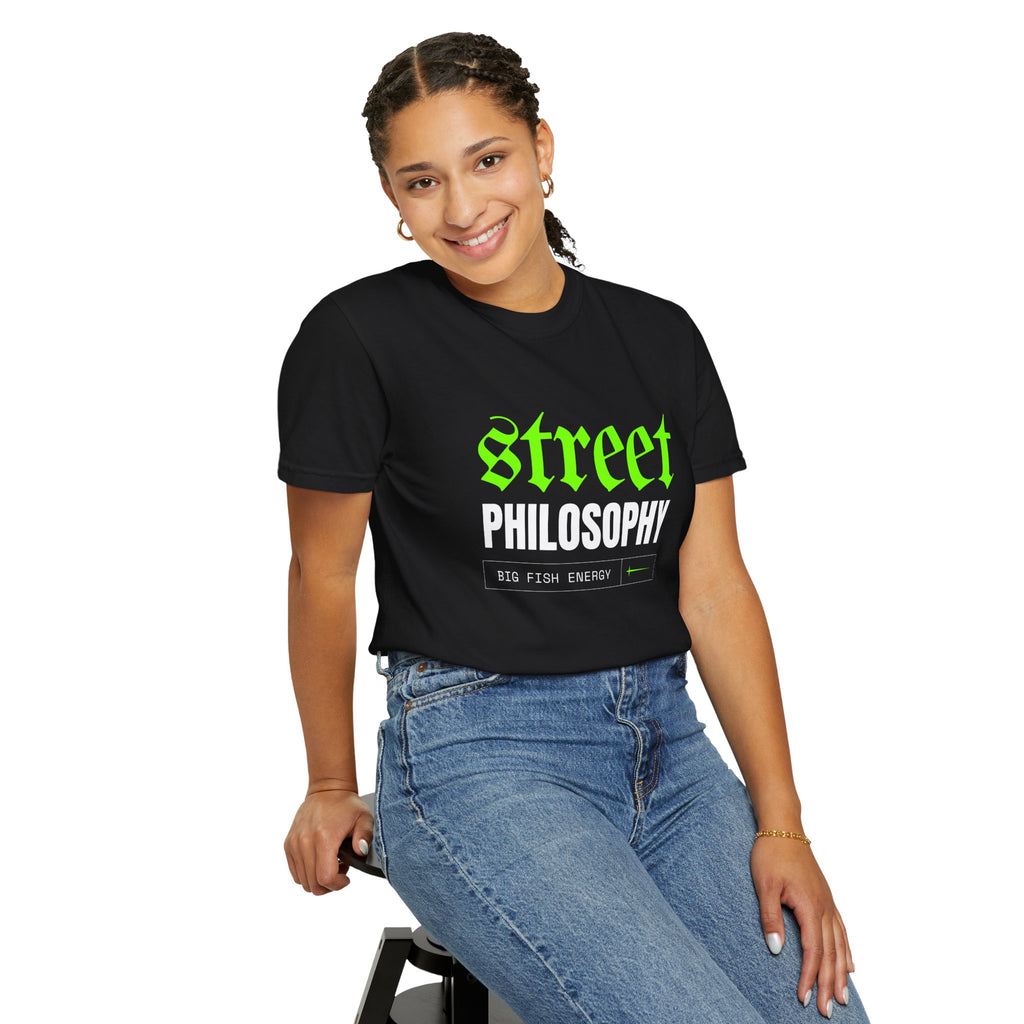 Street Philosophy Unisex Garment-Dyed T-shirt - Trendy Graphic Tee for Fashion Lovers, Streetwear, Casualwear, Gift for Friends, [...]