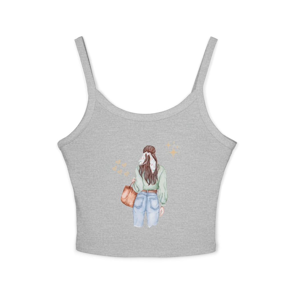 Trendy Women's Spaghetti Strap Tank Top with Cute Back Design, Casual Summer Top, Perfect for Beach Days, Festivals, and Everyday [...]