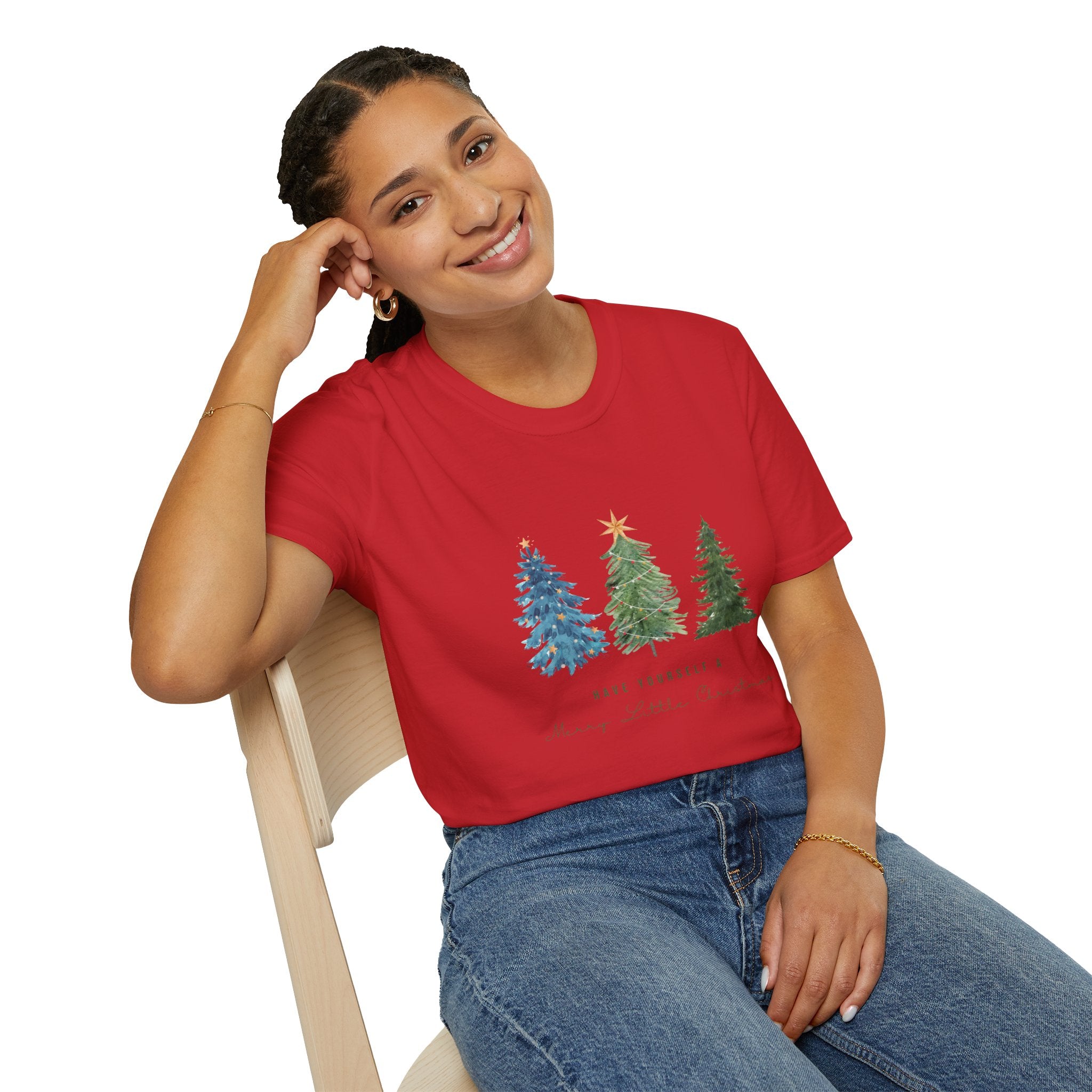 T-Shirt — Make Yourself At Home Christmas Tree Graphic Tee