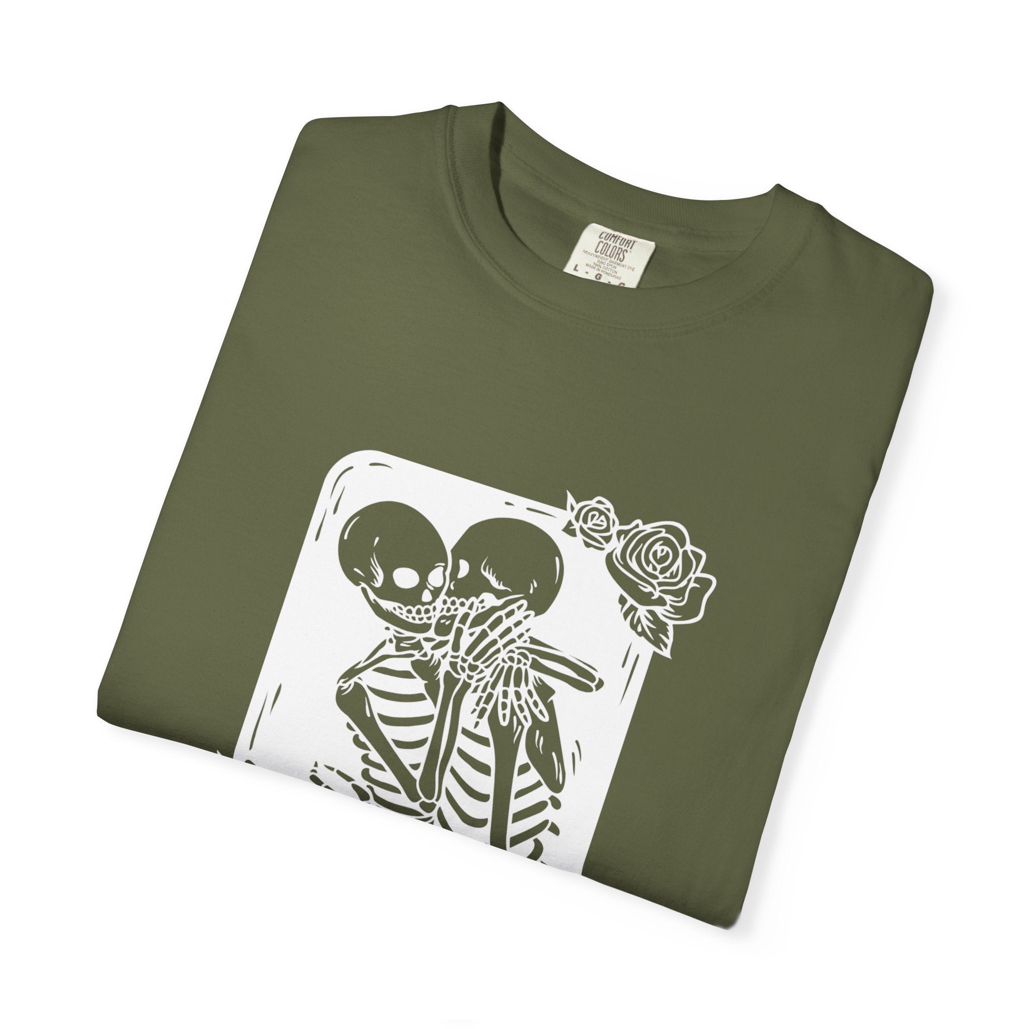 Forever Friends Skeleton T-shirt, Casual Unisex Tee, Halloween Style, Comfortable Wear, Gift for Friends