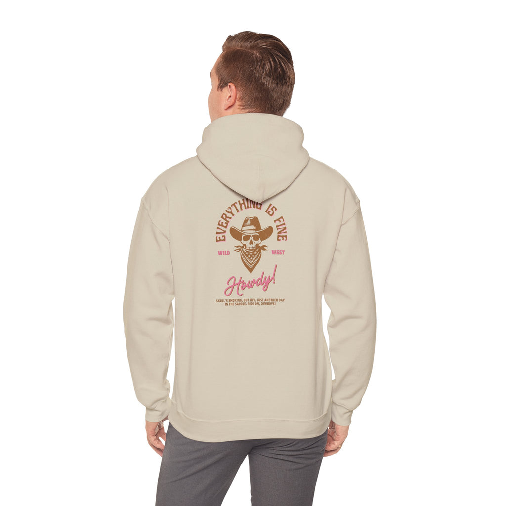 Howdy Vintage Western Hoodie, Cozy Sweatshirt, Unisex Fashion, Country Style Gift, Western Style Apparel, Everyday Casual Wear