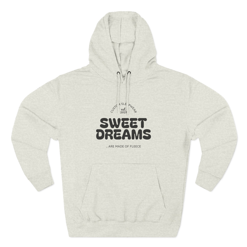 Cozy Sweet Dreams Hoodie, Fleece Pullover for Relaxation, Gift for Dreamers, Perfect for Sleepovers, Casual Wear
