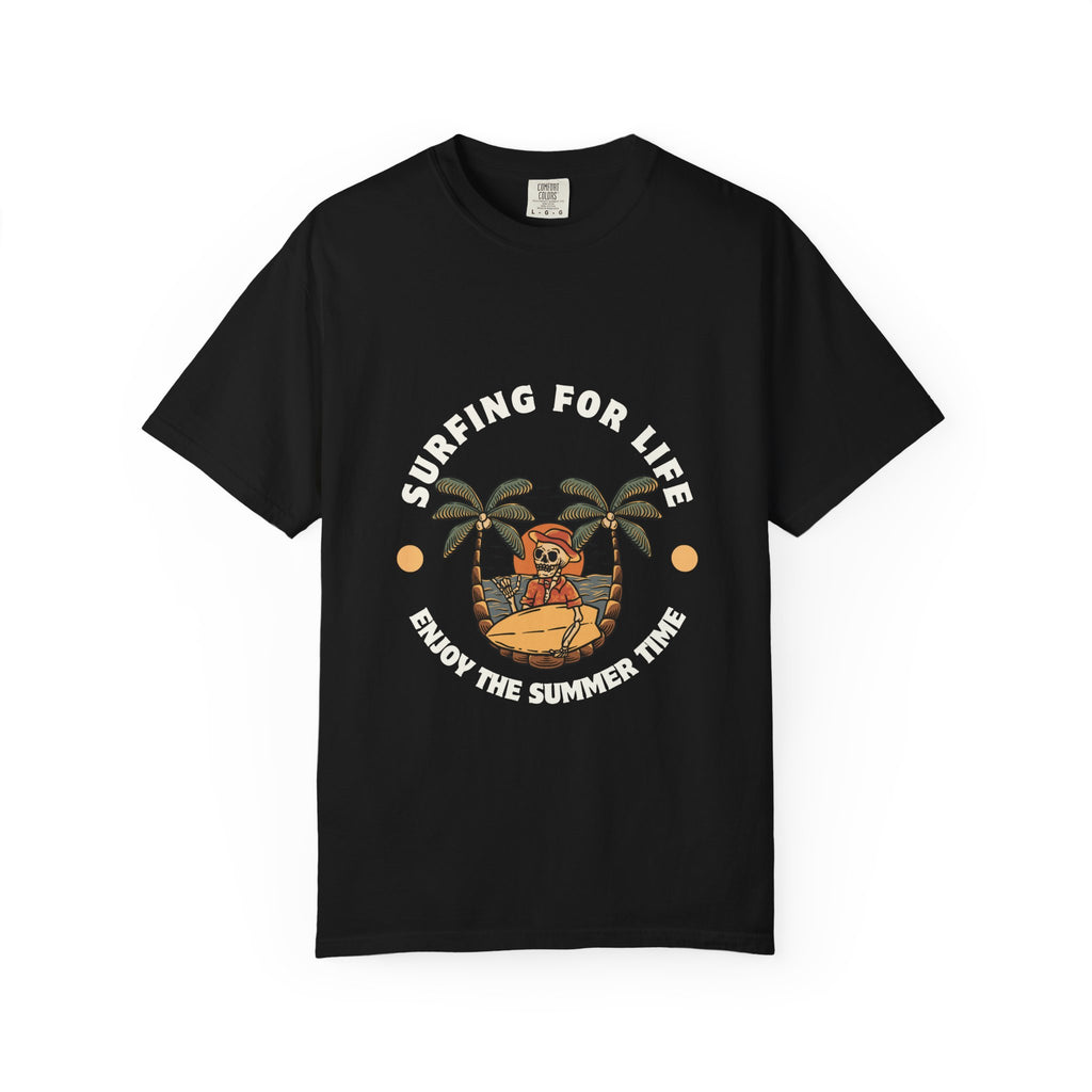 Surfing for Life T-Shirt | Vintage Summer Vibe Tee | Perfect for Beach Days, Surf Lovers, Summer Parties, Adventure Seekers
