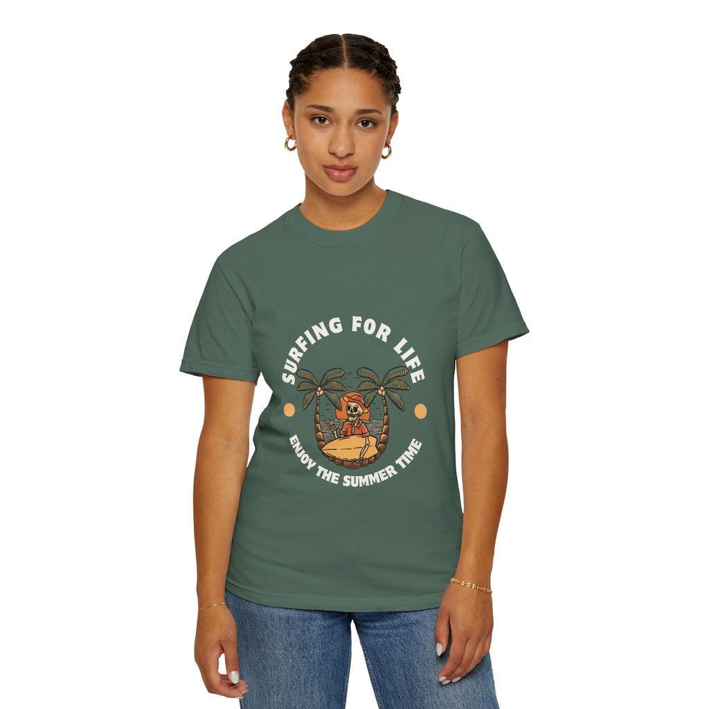 Surfing for Life T-Shirt | Vintage Summer Vibe Tee | Perfect for Beach Days, Surf Lovers, Summer Parties, Adventure Seekers
