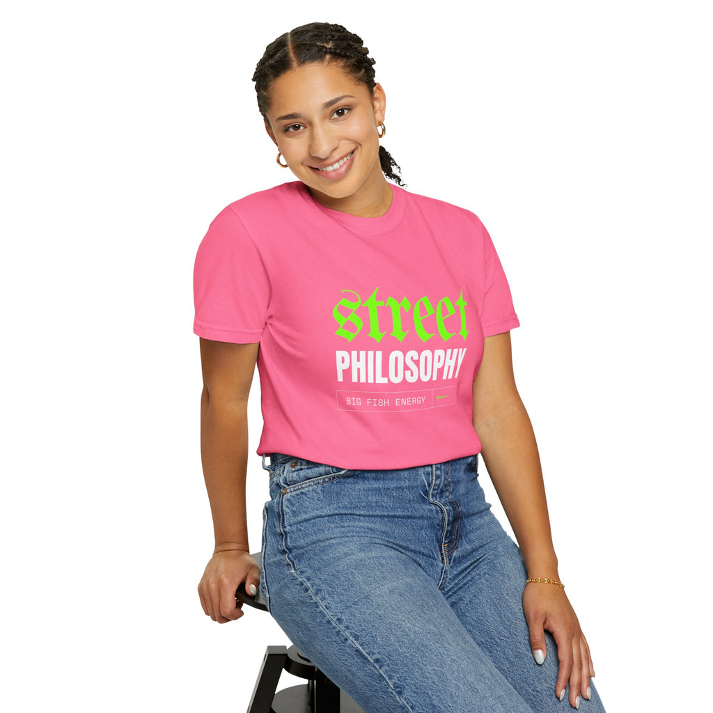 Street Philosophy Unisex Garment-Dyed T-shirt - Trendy Graphic Tee for Fashion Lovers, Streetwear, Casualwear, Gift for Friends, [...]