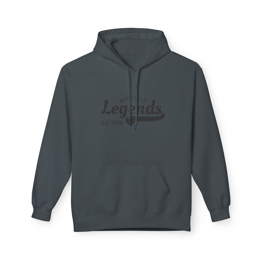 Retro Legends Fleece Hoodie, Cozy Unisex Sweatshirt, Perfect Gift for Sports Lovers, Casual Wear, Est. 1950
