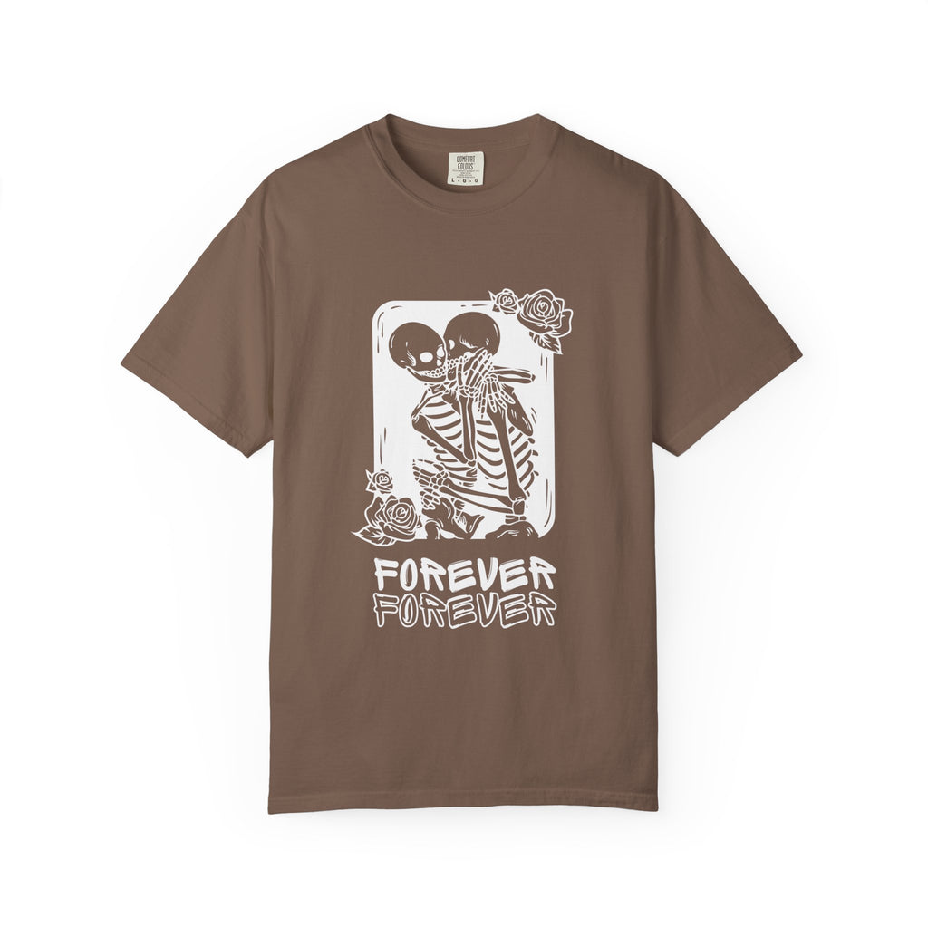Forever Friends Skeleton T-shirt, Casual Unisex Tee, Halloween Style, Comfortable Wear, Gift for Friends