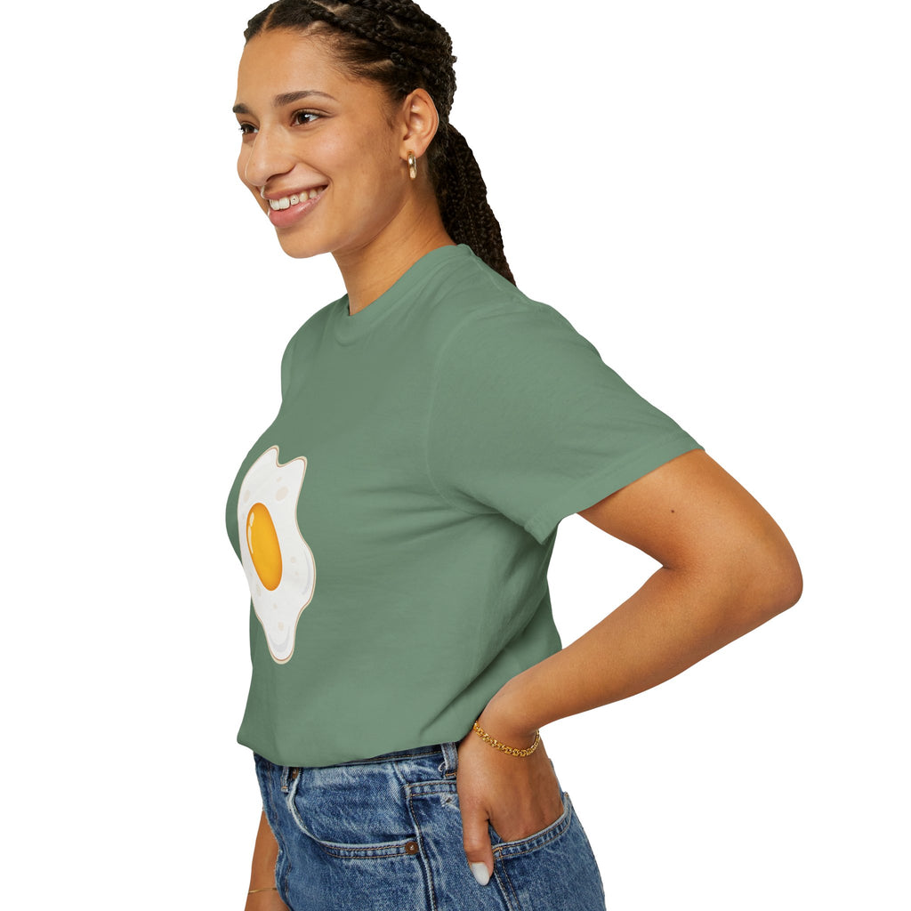 Whimsical Egg Graphic T-Shirt, Funny Food Tee, Breakfast Lover Gift, Unisex Tee for Foodies, Cute Egg Design Shirt