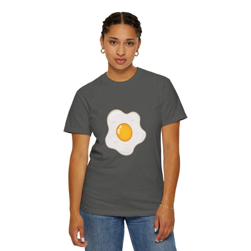 Whimsical Egg Graphic T-Shirt, Funny Food Tee, Breakfast Lover Gift, Unisex Tee for Foodies, Cute Egg Design Shirt
