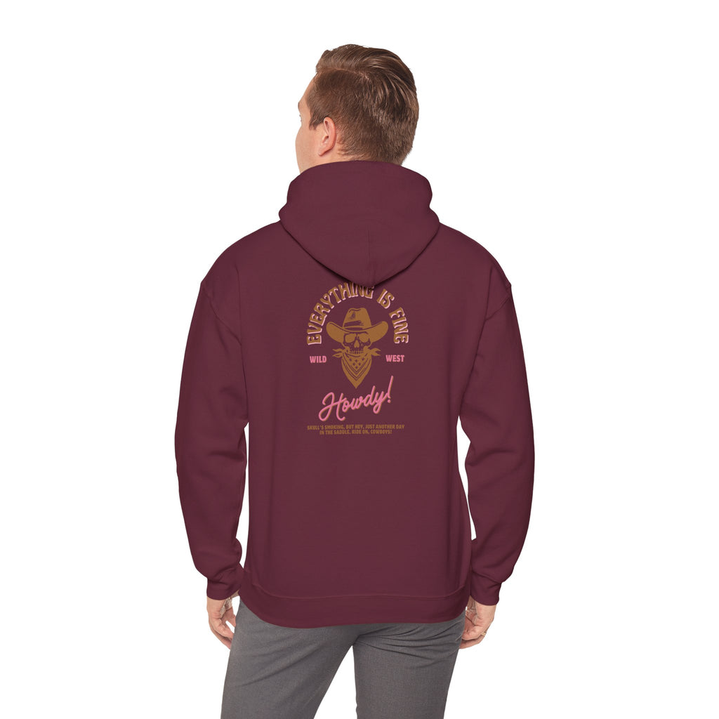 Howdy Vintage Western Hoodie, Cozy Sweatshirt, Unisex Fashion, Country Style Gift, Western Style Apparel, Everyday Casual Wear