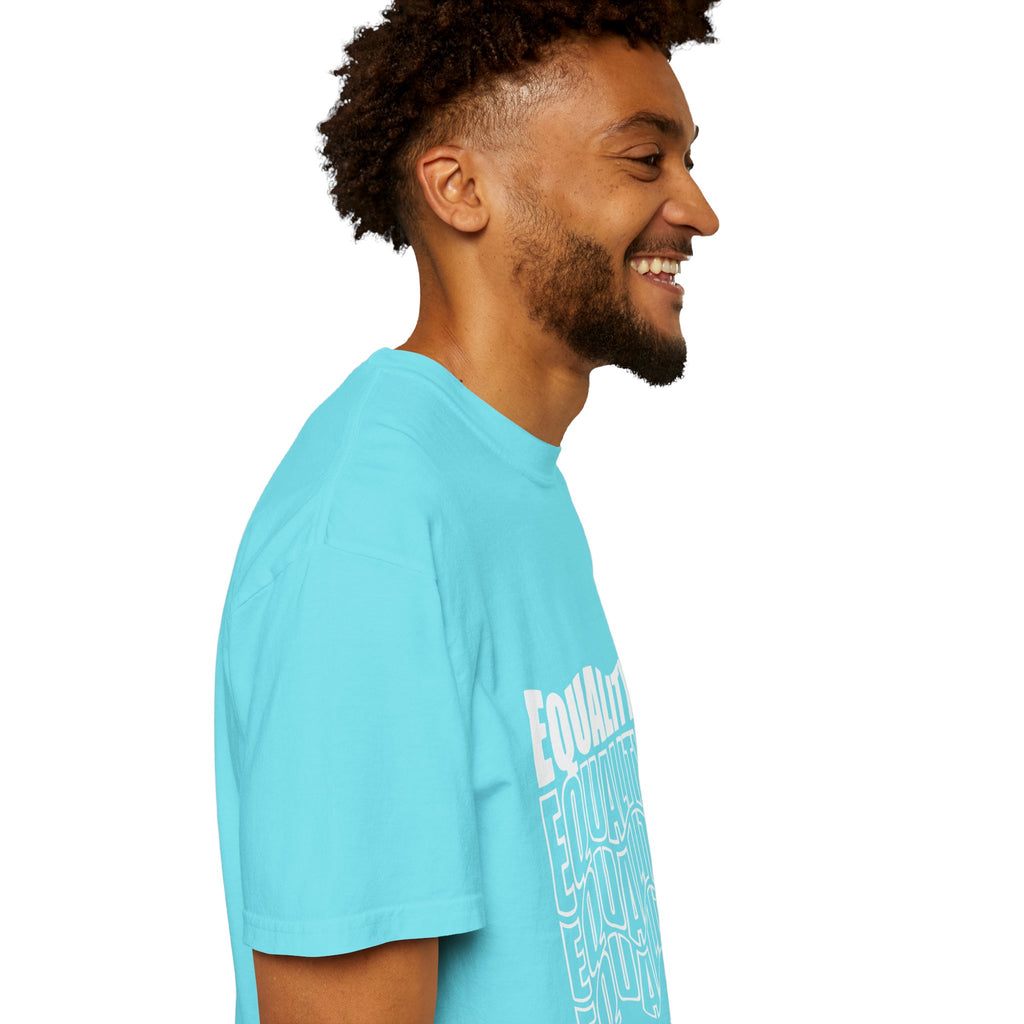 Equality Unisex Garment-Dyed T-shirt | Bold Statement Tee, LGBTQ+ Pride Apparel, Casual Wear, Gift for Activists, Equality Awareness