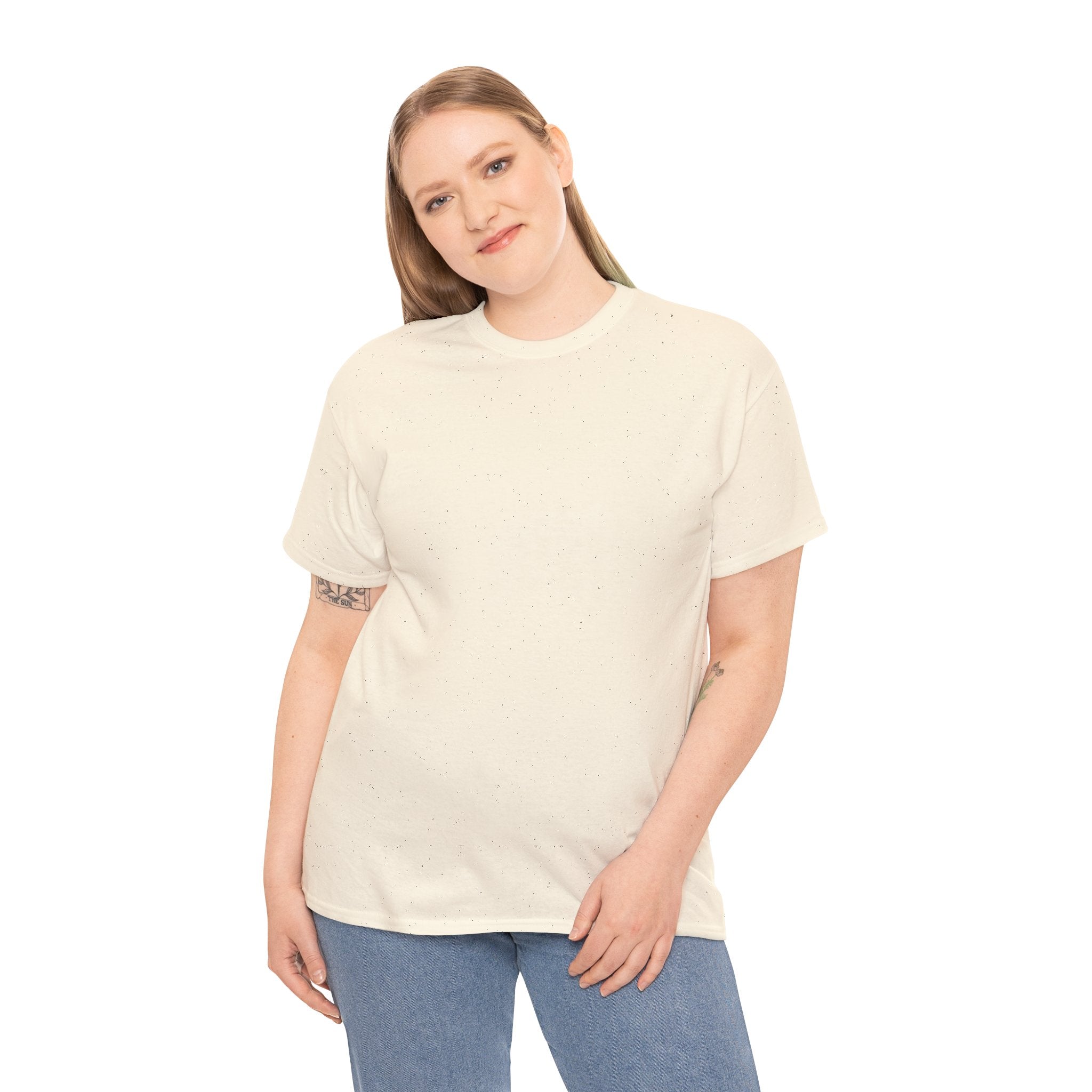 Unisex Heavy Cotton Tee: 'I Love You with All My Butt' Fun Graphic Shirt, Gift for Couples, Quirky Humor Tee, Valentine's Day, Anniversary