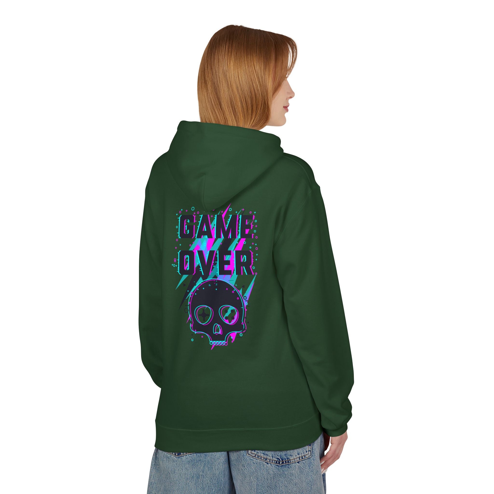 Gaming-Inspired Unisex Hoodie, Perfect for Gamers, Casual Wear, Gifts for Him/Her, Halloween, Birthday, College