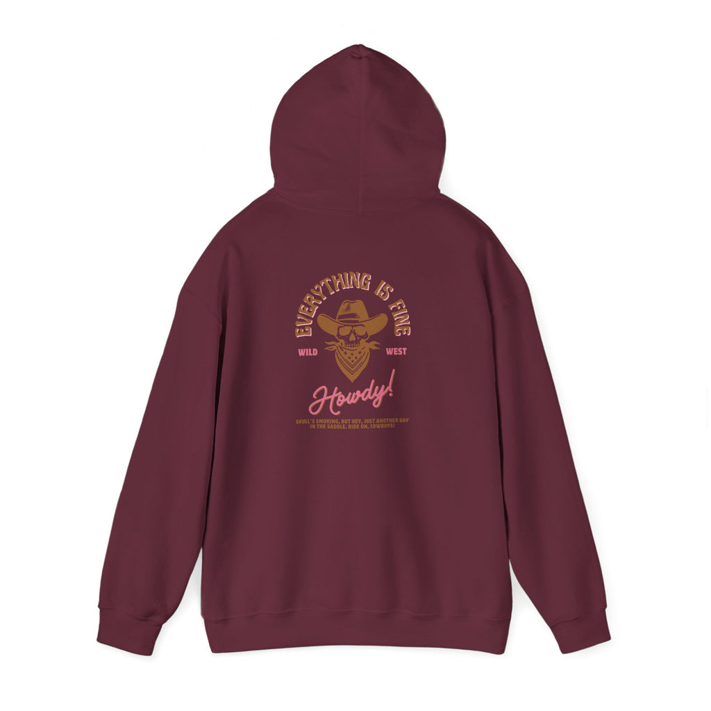 Howdy Vintage Western Hoodie, Cozy Sweatshirt, Unisex Fashion, Country Style Gift, Western Style Apparel, Everyday Casual Wear