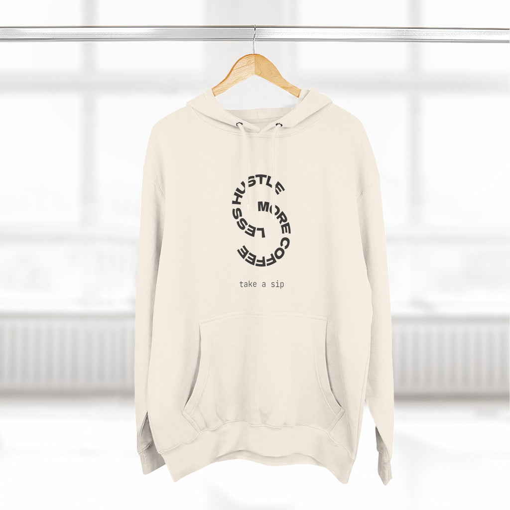 Cozy Coffee Lover's Hoodie, Fleece Sweatshirt, Relaxed Casual Wear, Gift for Coffee Enthusiasts, Perfect for Winter