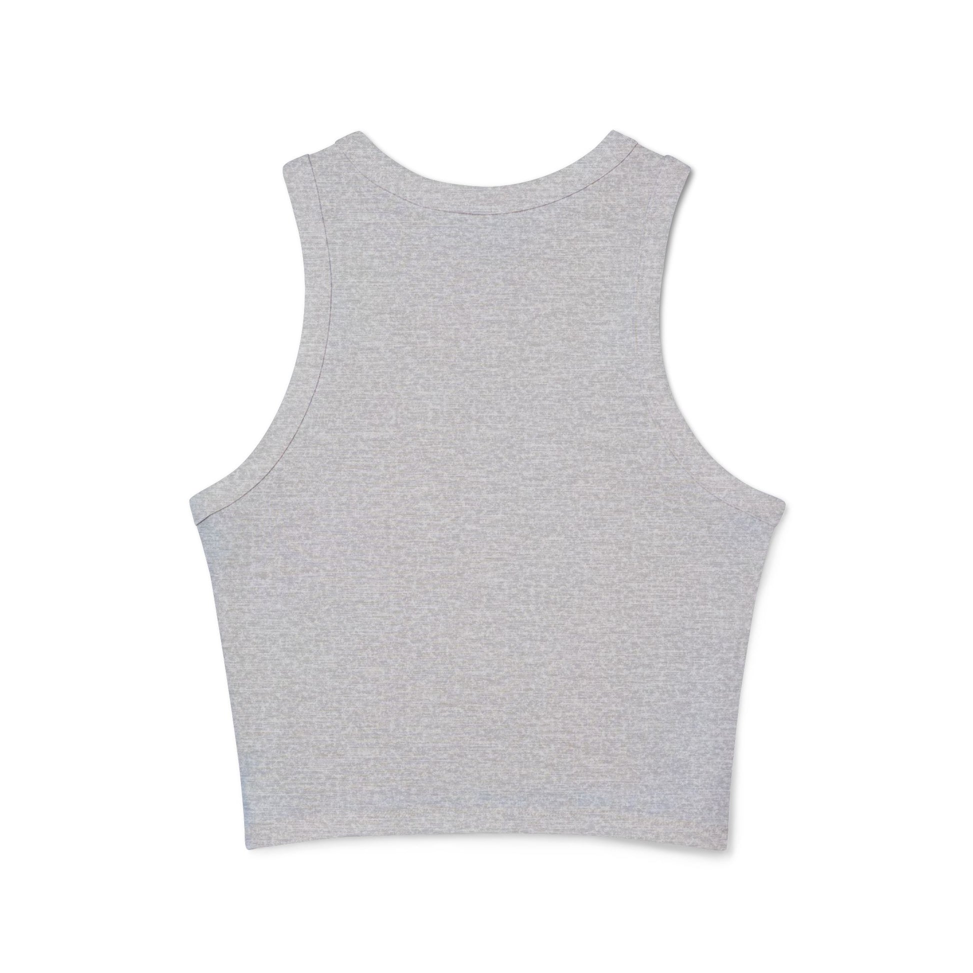 Chic Women's Racer Tank Top with Unique Design, Summer Essential, Casual Wear, Perfect for Everyday & Festivals, Stylish Gift