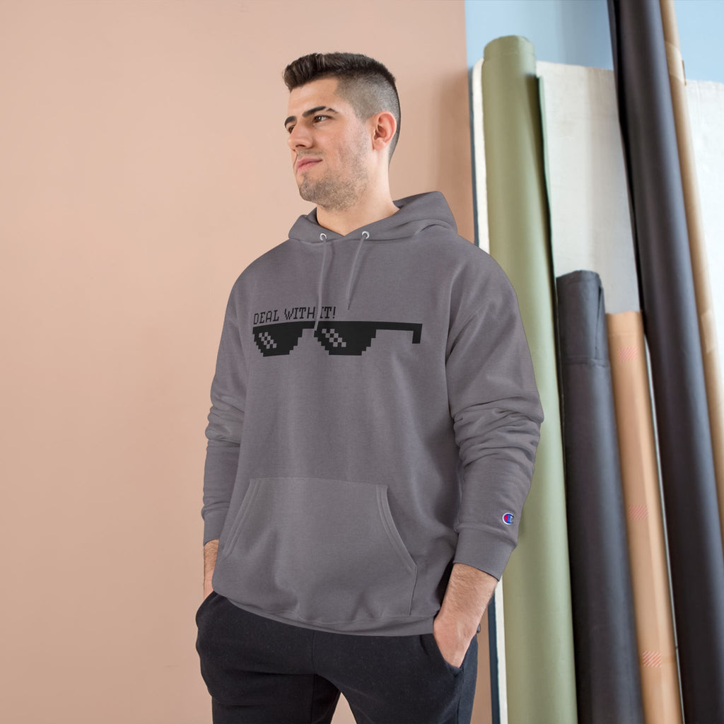 Cool Gamer Hoodie - Deal With It Sweatshirt, Mens Gift, Funny Pullover, Casual Wear, Cool Streetwear