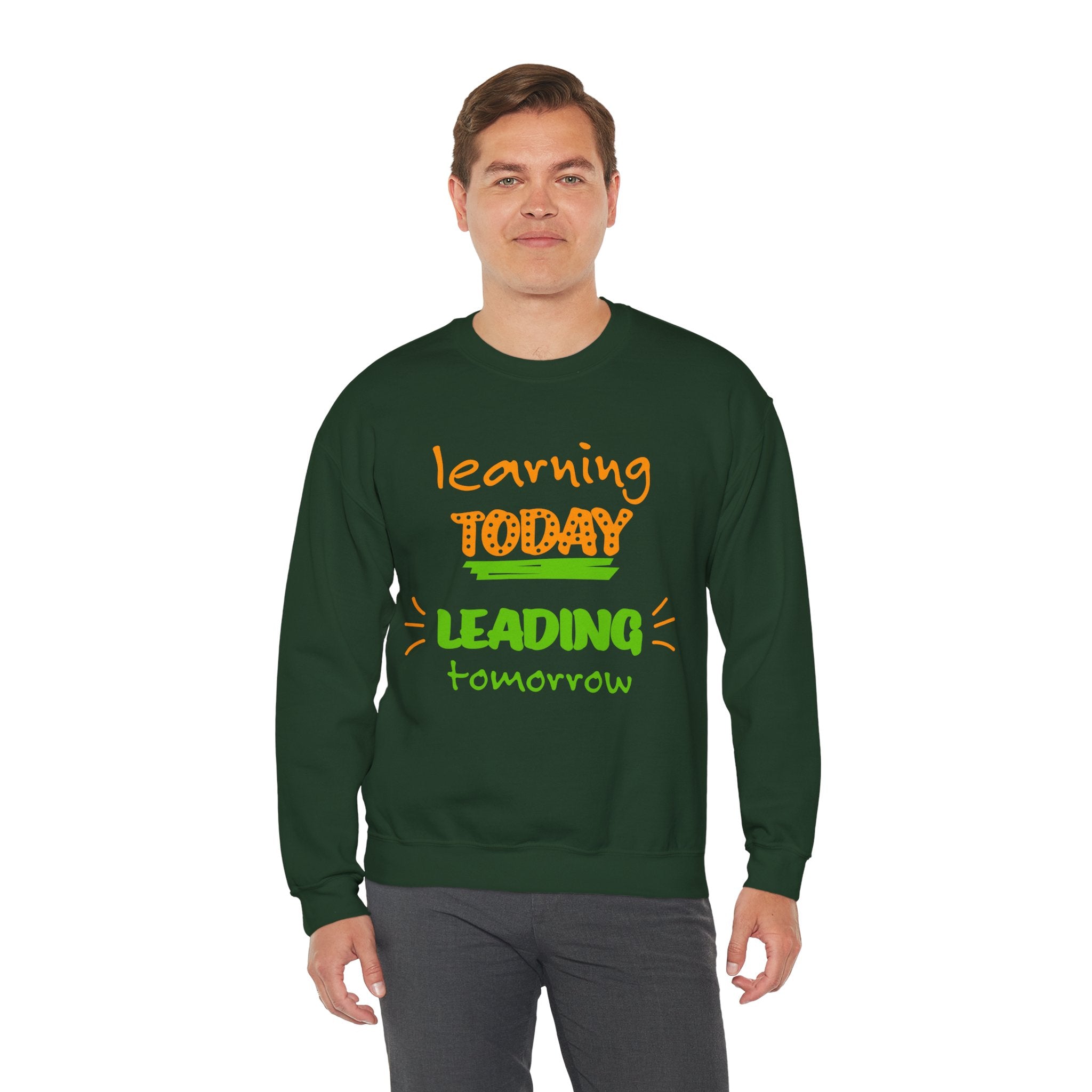 Inspirational Learning Sweatshirt, Motivational Crewneck, Education Apparel, Teacher Gift, Back to School Fashion