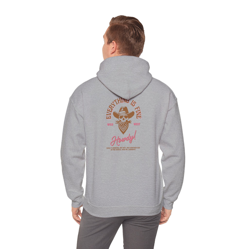 Howdy Vintage Western Hoodie, Cozy Sweatshirt, Unisex Fashion, Country Style Gift, Western Style Apparel, Everyday Casual Wear