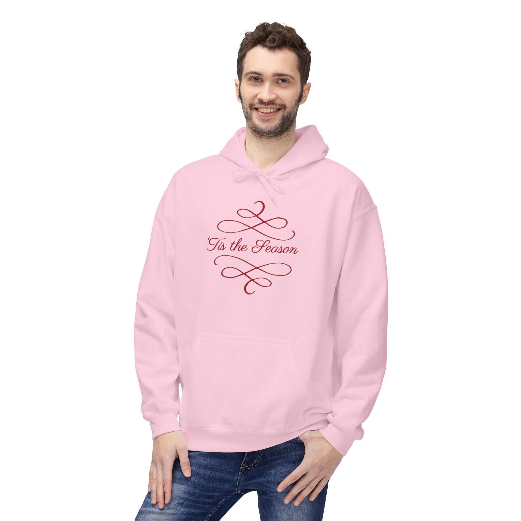 Reindeer Cheer Hoodie — "Tis the Season" Holiday Pullover