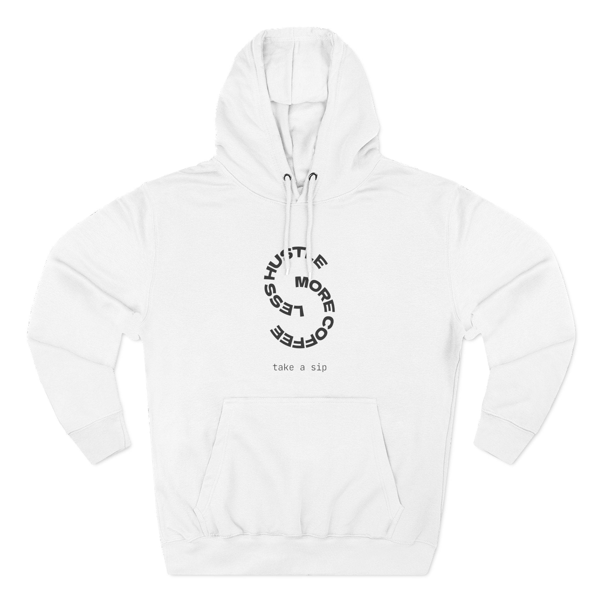 Cozy Coffee Lover's Hoodie, Fleece Sweatshirt, Relaxed Casual Wear, Gift for Coffee Enthusiasts, Perfect for Winter