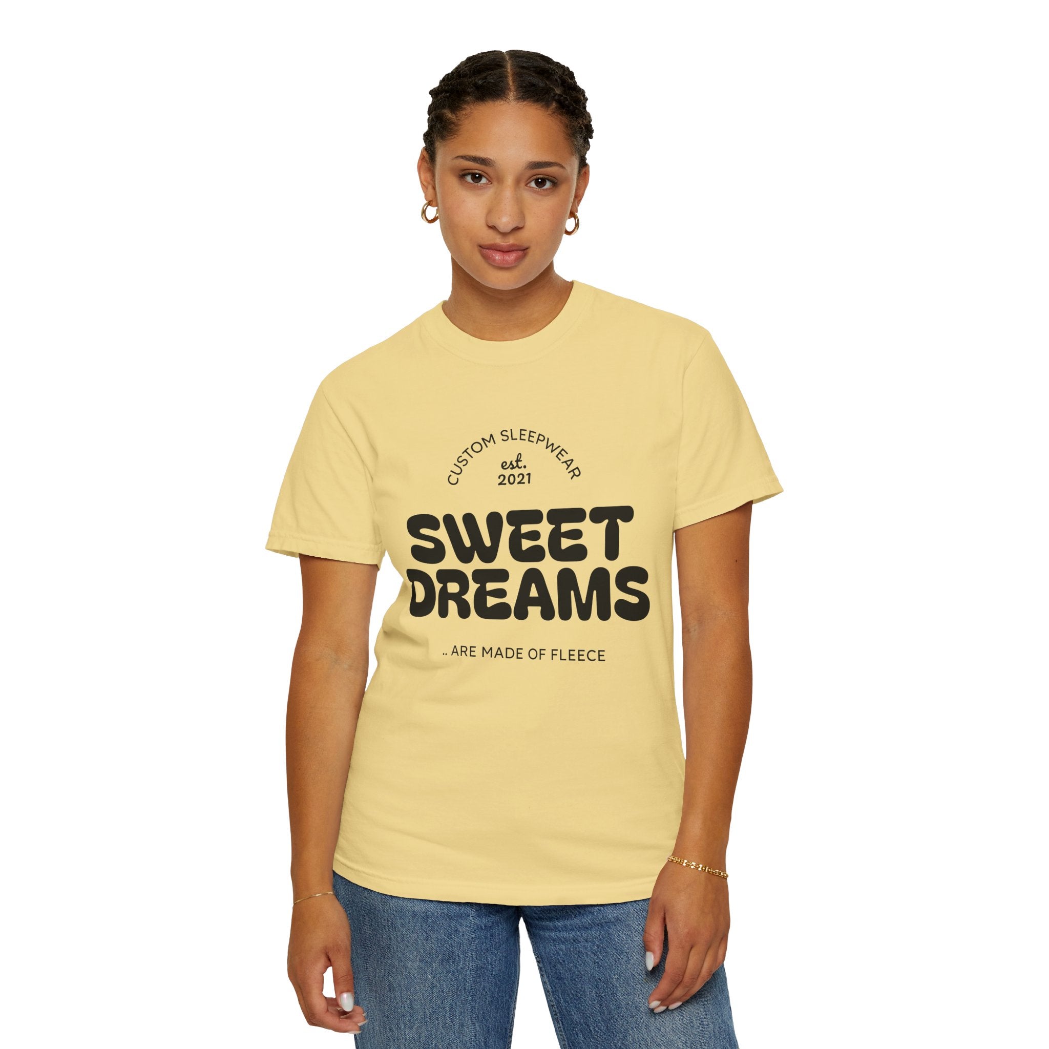Custom Sweet Dreams T-Shirt, Unisex Sleepwear, Relaxed Fit Tee, Cozy Gift for Sleep Lovers, Lounge Wear, Dreamy Apparel