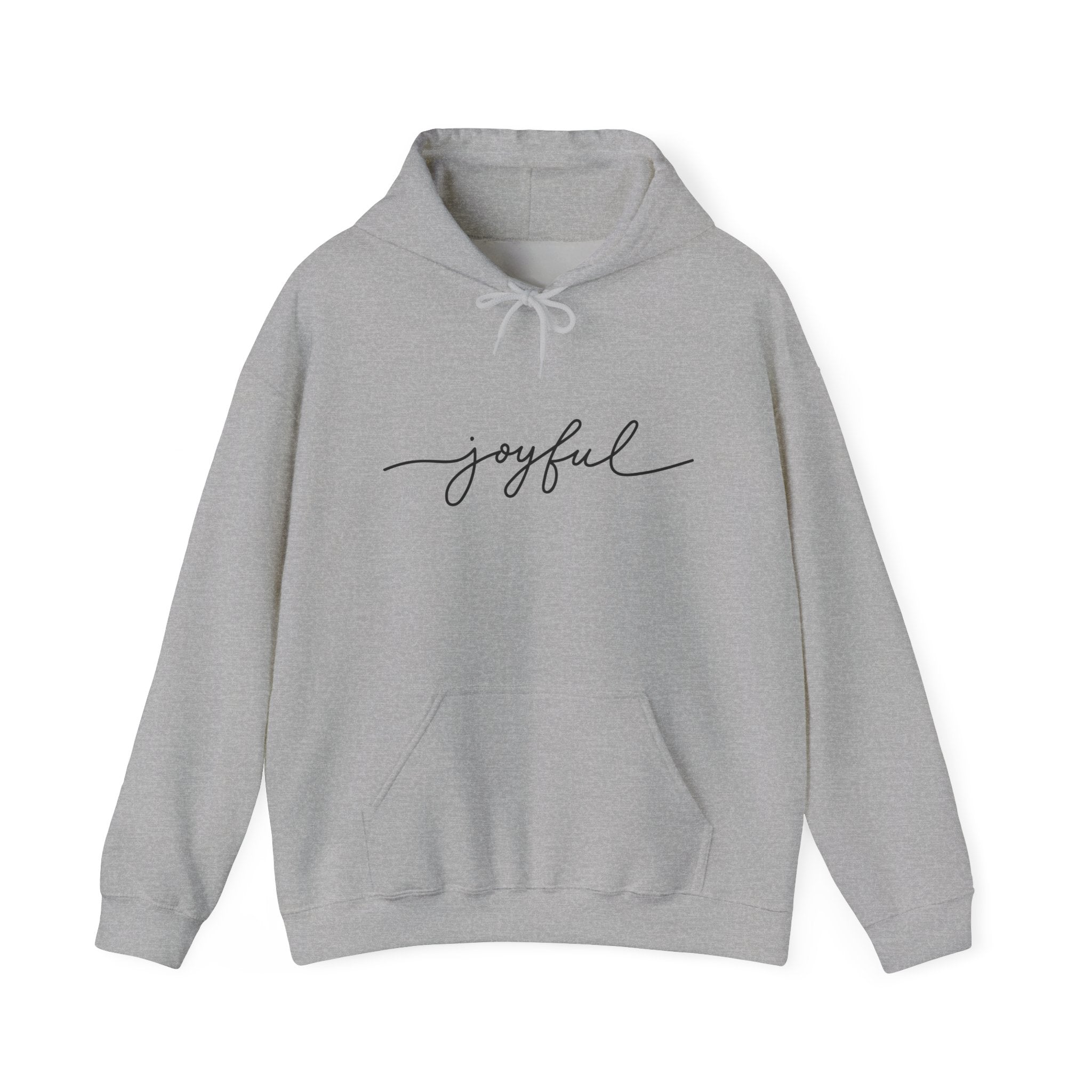 Joyful Hoodie for Comfort and Cheer, Unisex Sweatshirt for Gifts, Everyday Wear, Cozy Handmade Apparel, Celebration Outfit, Relaxed Style