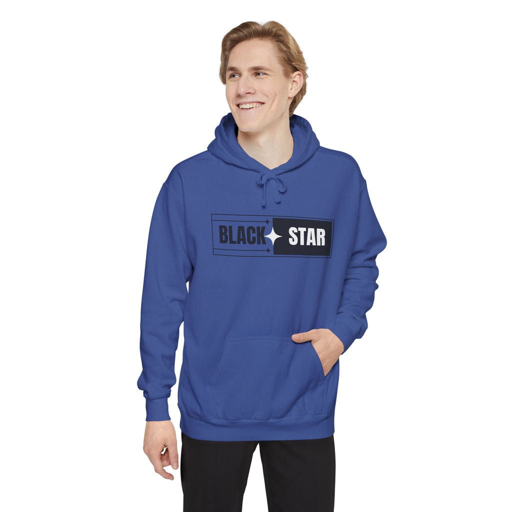 Unisex Garment-Dyed Hoodie with 'BLACK STAR' Design, Cozy Casual Sweatshirt, Everyday Hoodie, Perfect Gift for Birthdays, Relaxed [...]