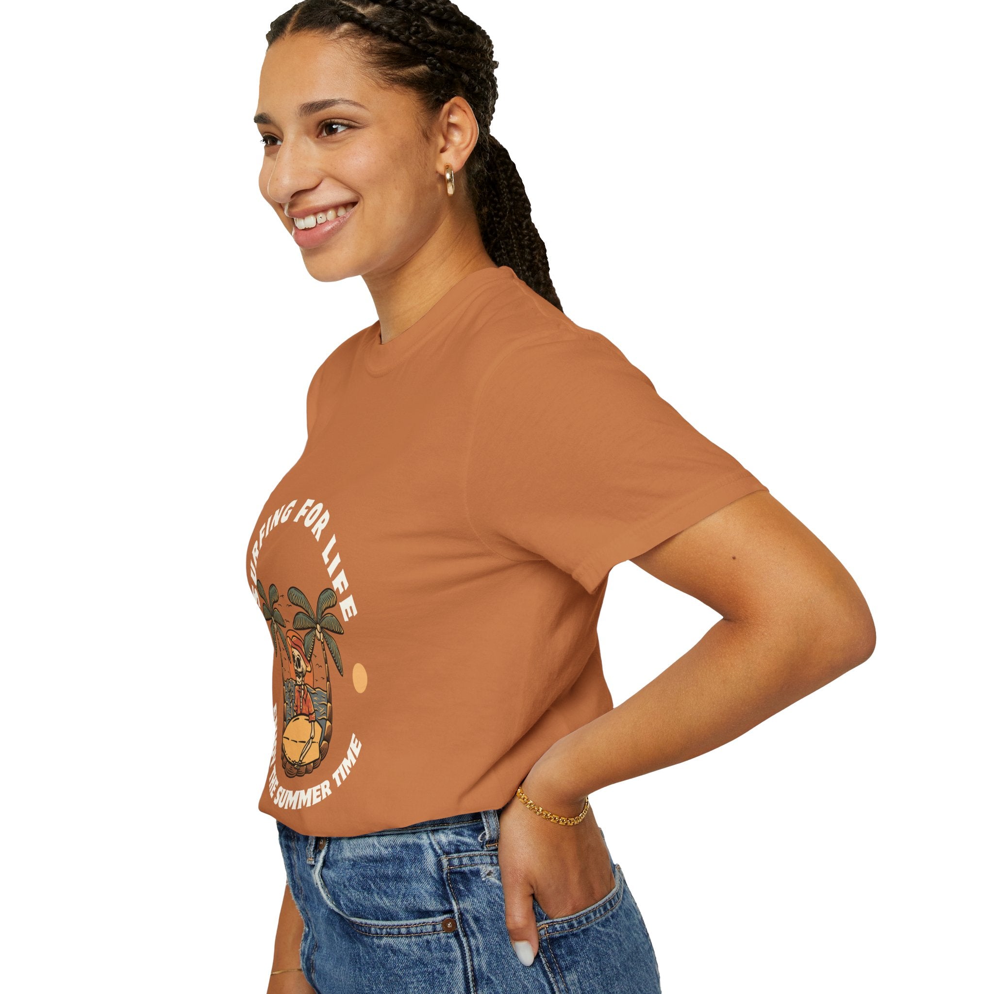 Surfing for Life T-Shirt | Vintage Summer Vibe Tee | Perfect for Beach Days, Surf Lovers, Summer Parties, Adventure Seekers