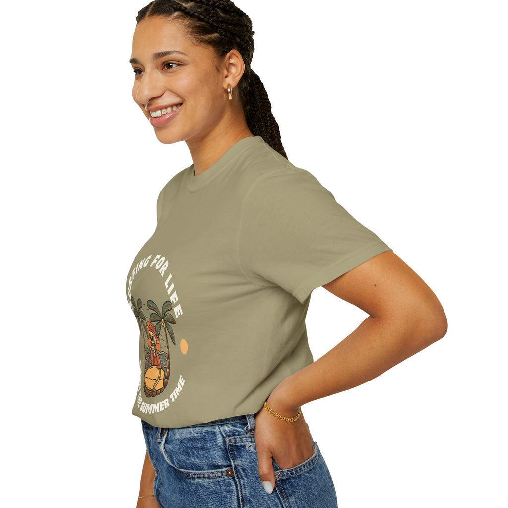 Surfing for Life T-Shirt | Vintage Summer Vibe Tee | Perfect for Beach Days, Surf Lovers, Summer Parties, Adventure Seekers