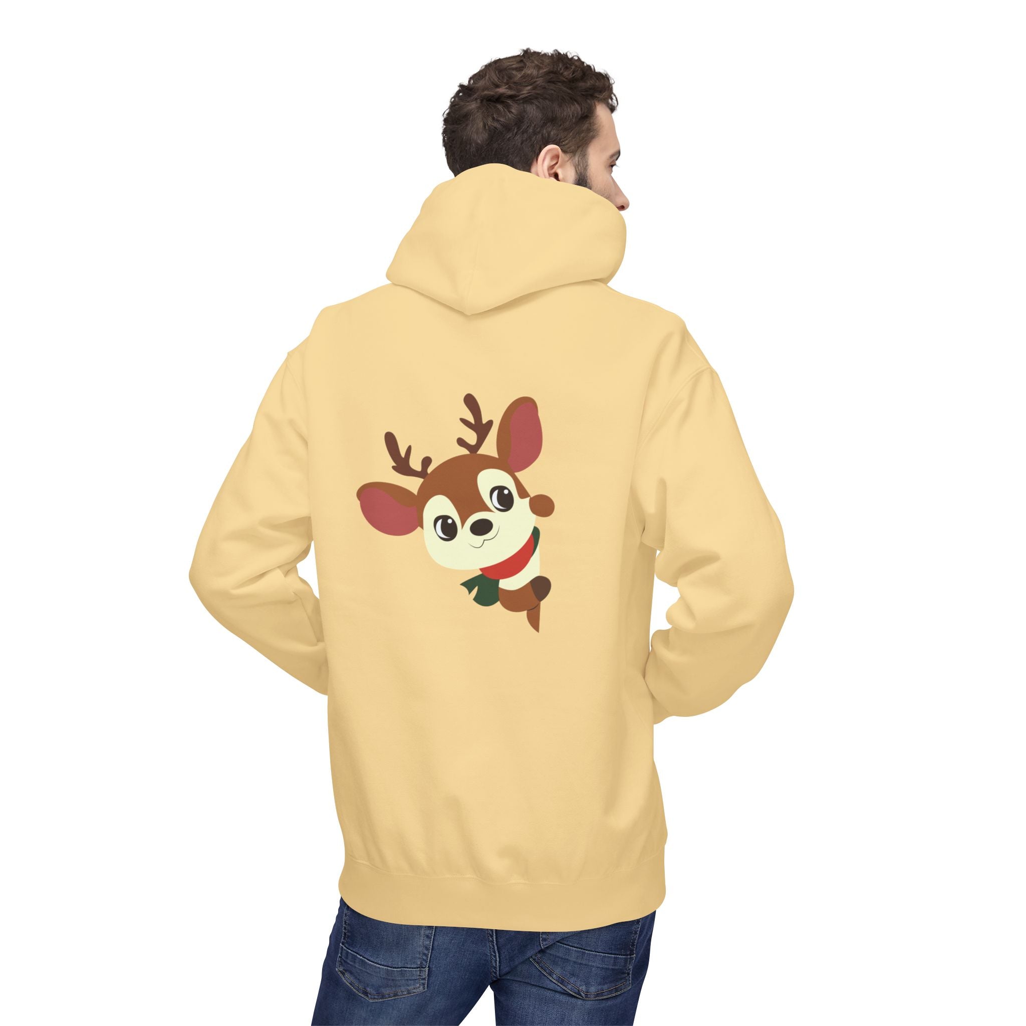 Reindeer Cheer Hoodie — "Tis the Season" Holiday Pullover