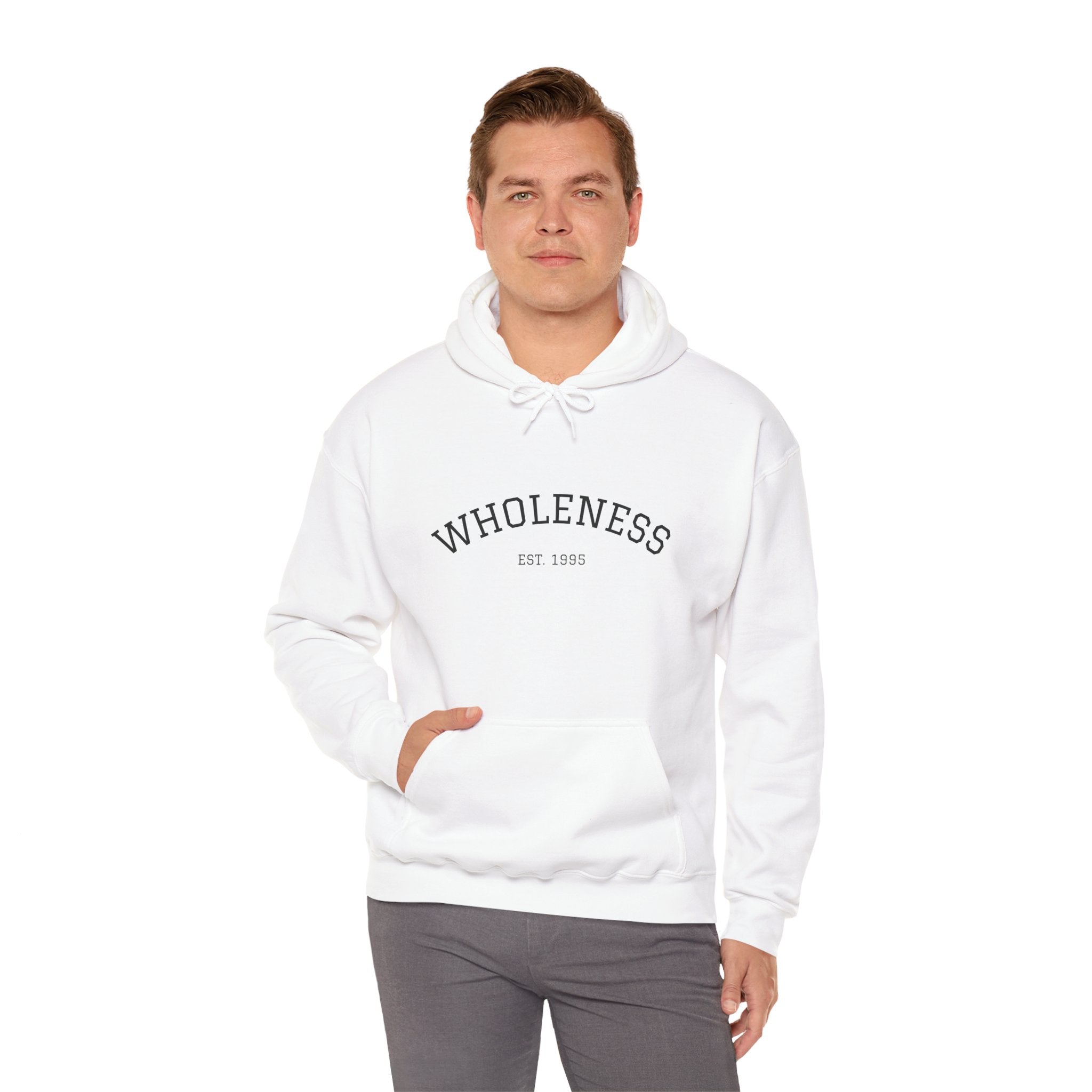 Wholeness Hoodie - Unisex Heavy Blend Sweatshirt, Cozy Gift, Minimalist Style, Self-Care Apparel, Everyday Comfort