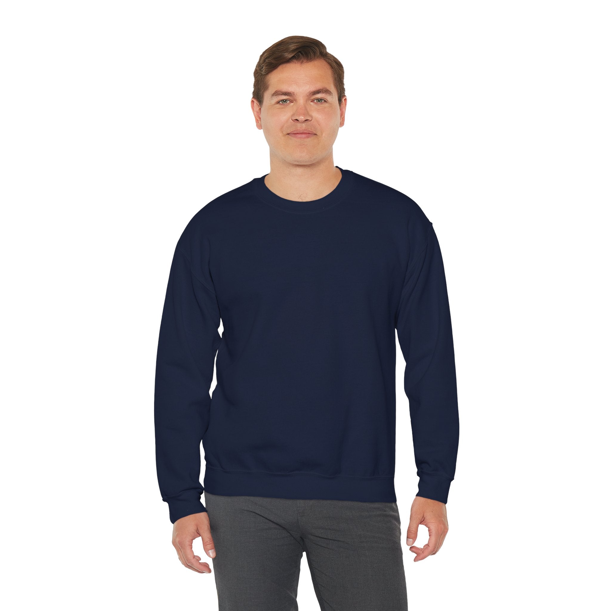 Happy and Dazzling Unisex Heavy Blend™ Crewneck Sweatshirt, Cozy Gift, Casual Wear, Everyday Comfort, Perfect for Birthdays or Celebrations