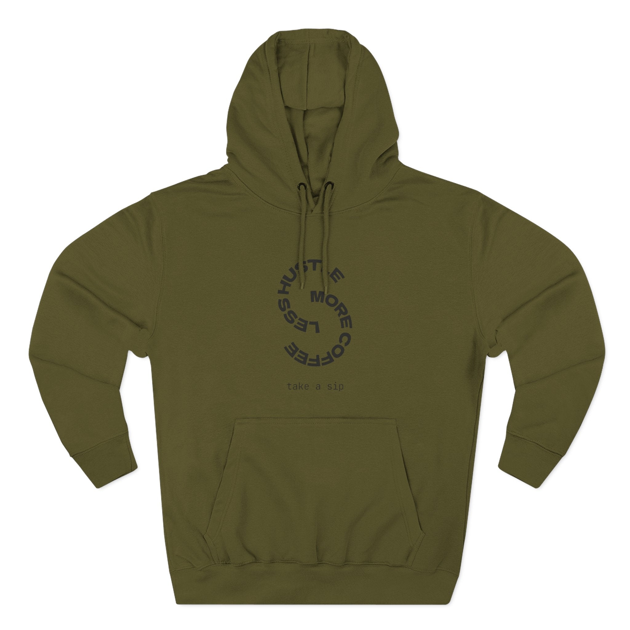 Cozy Coffee Lover's Hoodie, Fleece Sweatshirt, Relaxed Casual Wear, Gift for Coffee Enthusiasts, Perfect for Winter