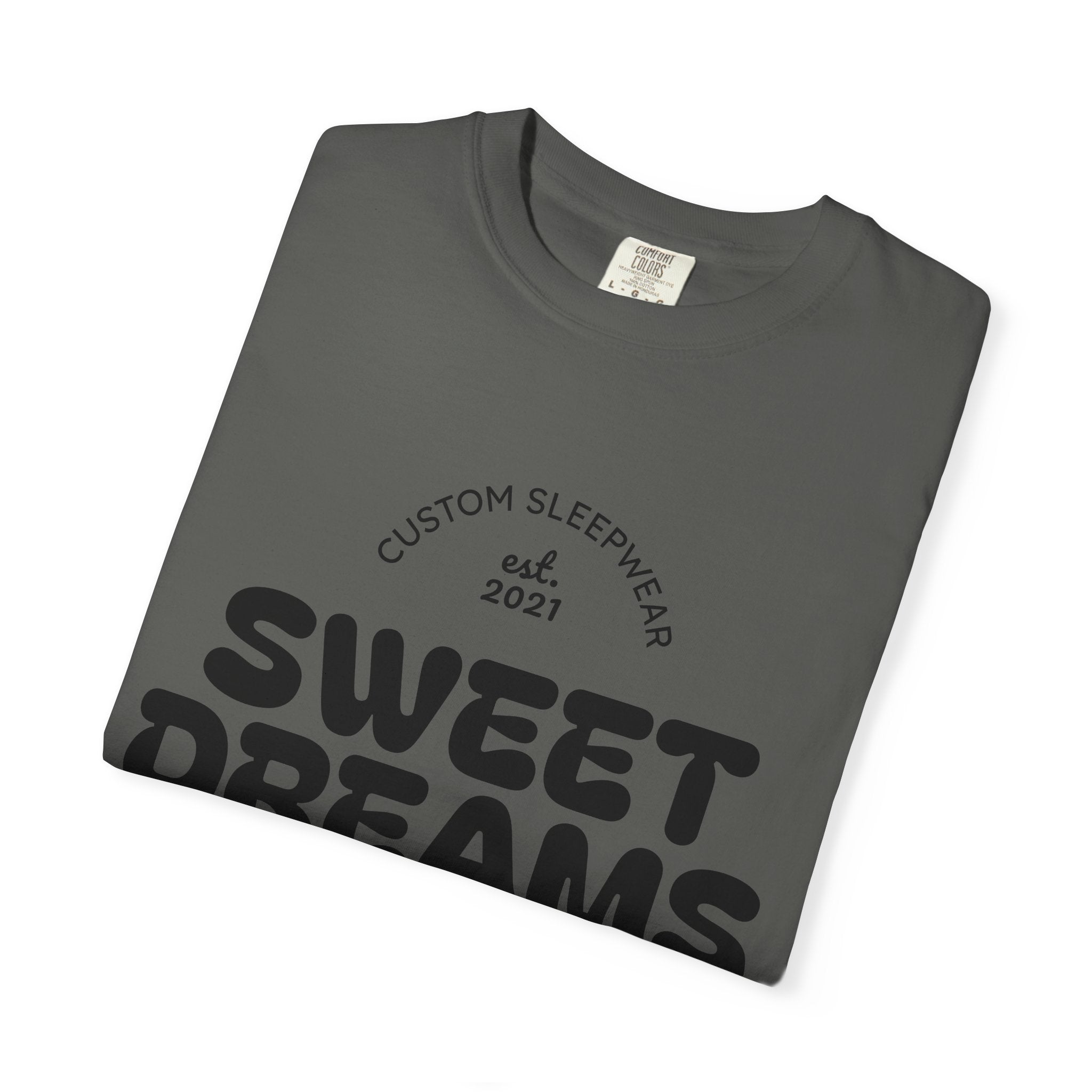 Custom Sweet Dreams T-Shirt, Unisex Sleepwear, Relaxed Fit Tee, Cozy Gift for Sleep Lovers, Lounge Wear, Dreamy Apparel