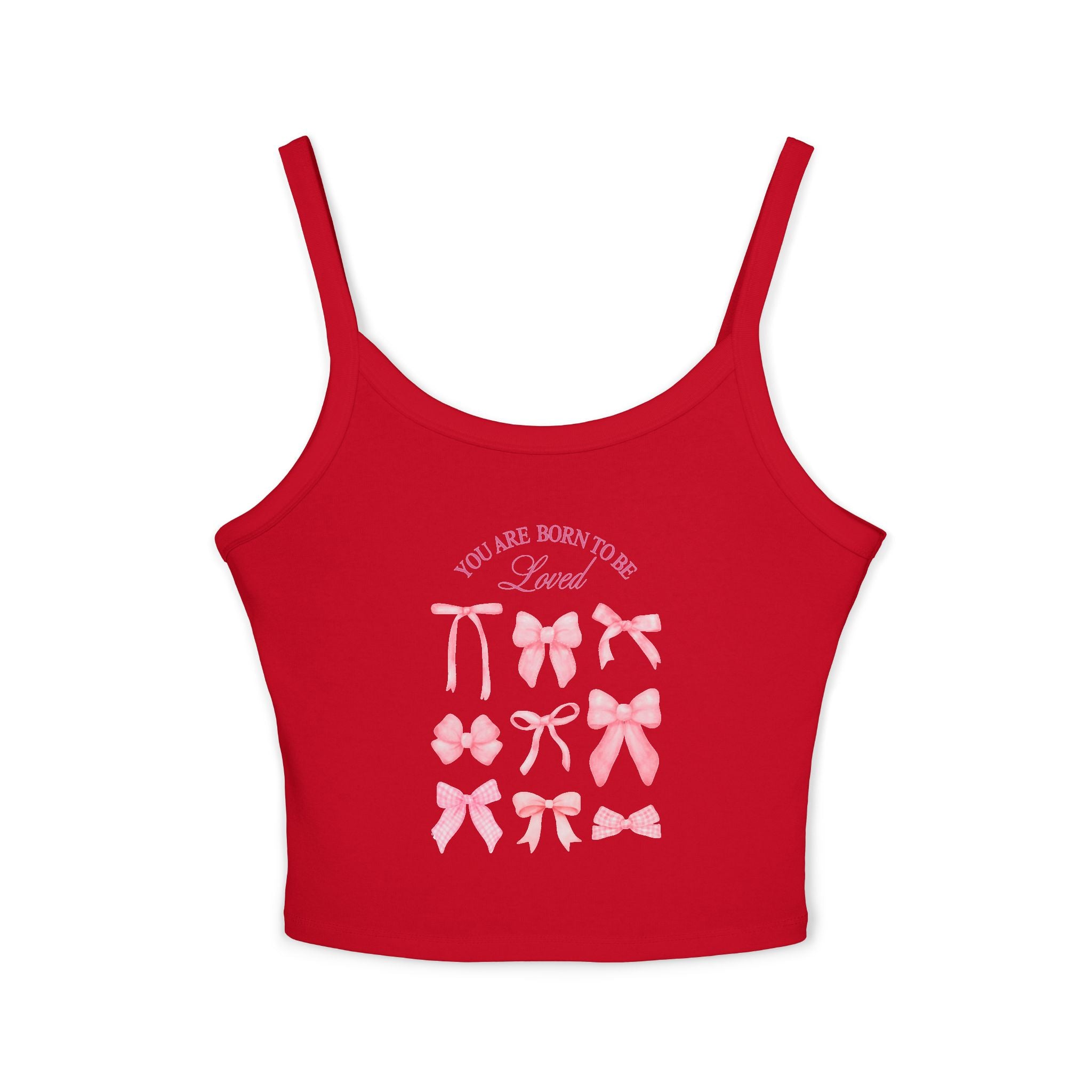 Feminine Bow-Designed Spaghetti Strap Tank Top, Cute Summer Top, Stylish Layering Piece, Gift for Her, Casual Wear, Lounge Top, [...]