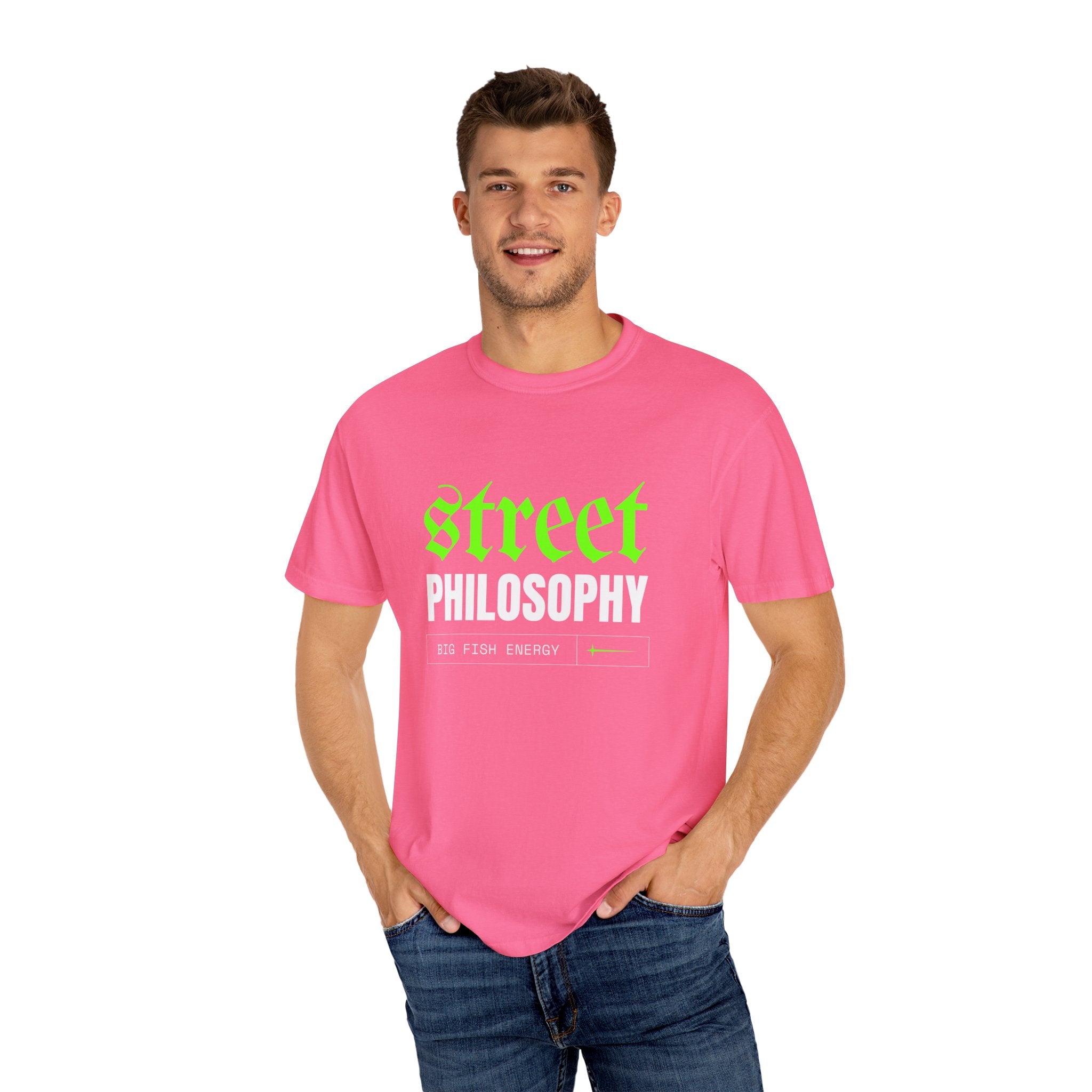 Street Philosophy Unisex Garment-Dyed T-shirt - Trendy Graphic Tee for Fashion Lovers, Streetwear, Casualwear, Gift for Friends, [...]