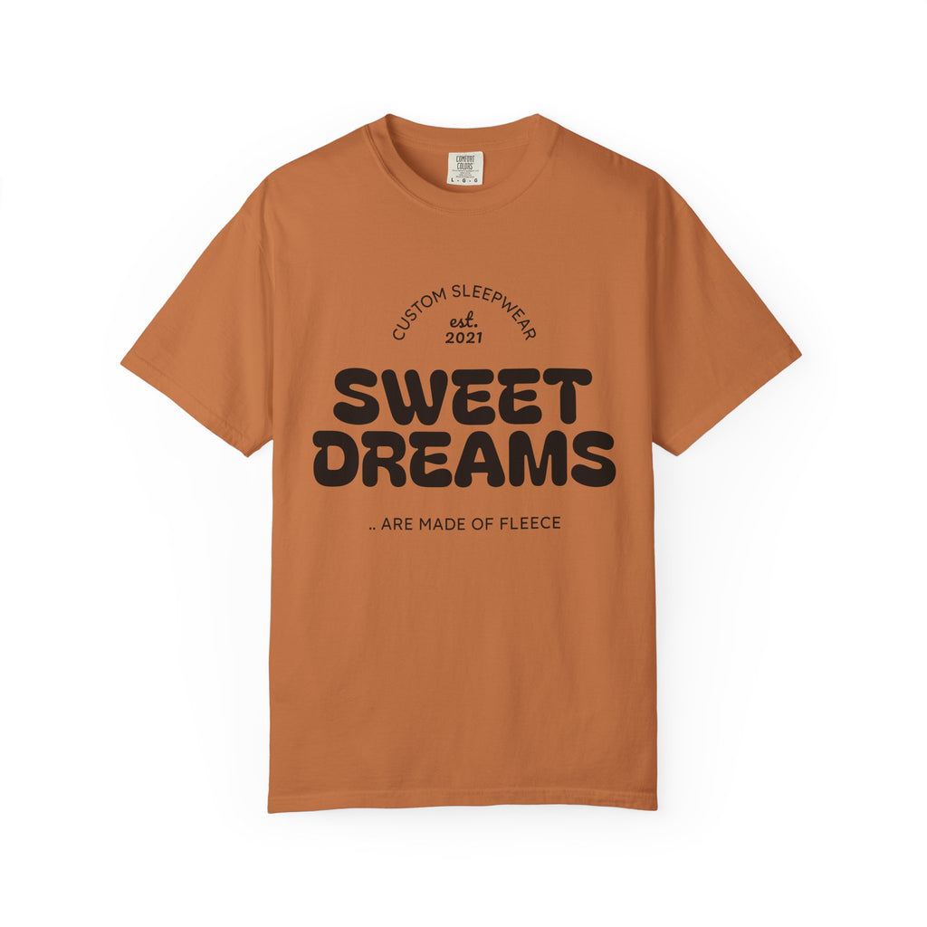Custom Sweet Dreams T-Shirt, Unisex Sleepwear, Relaxed Fit Tee, Cozy Gift for Sleep Lovers, Lounge Wear, Dreamy Apparel
