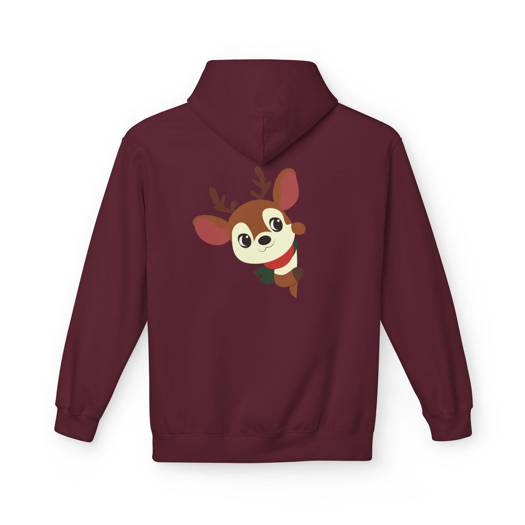 Reindeer Cheer Hoodie — "Tis the Season" Holiday Pullover