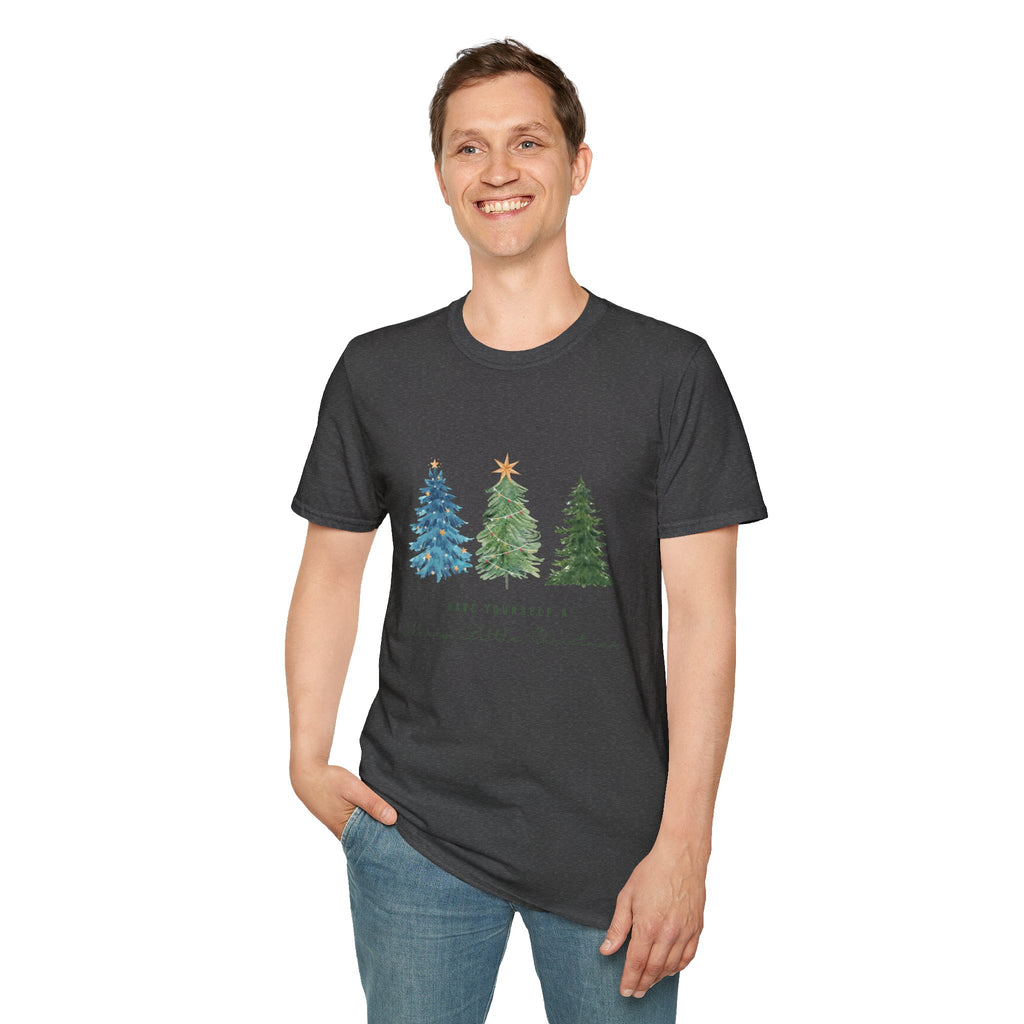 T-Shirt — Make Yourself At Home Christmas Tree Graphic Tee